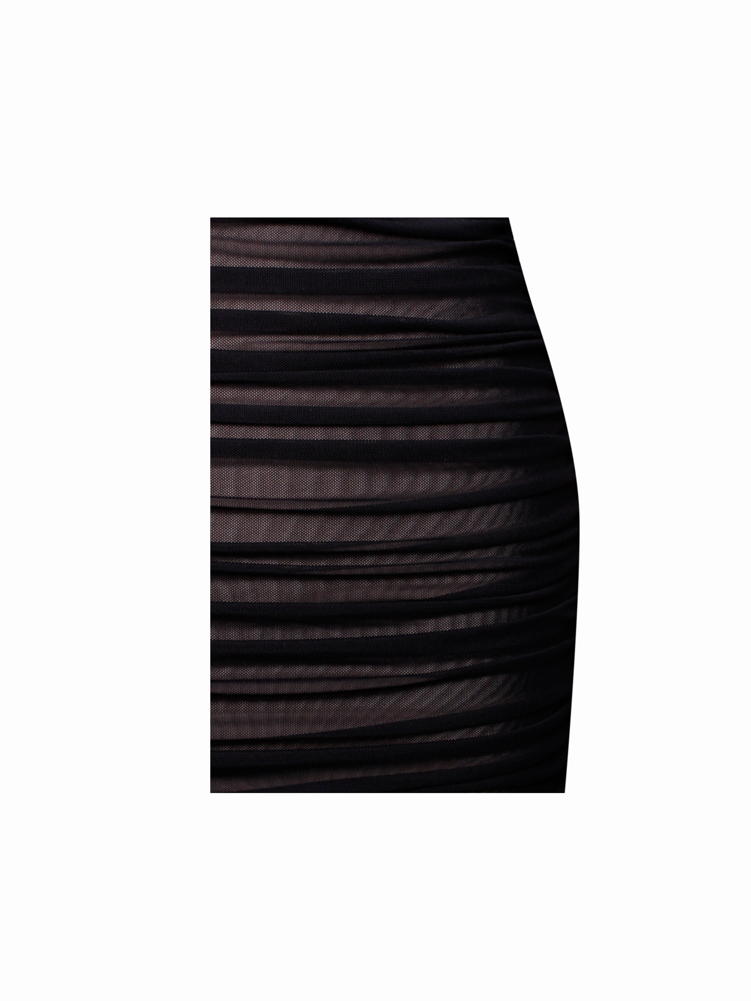 élégance maxi robe noire
