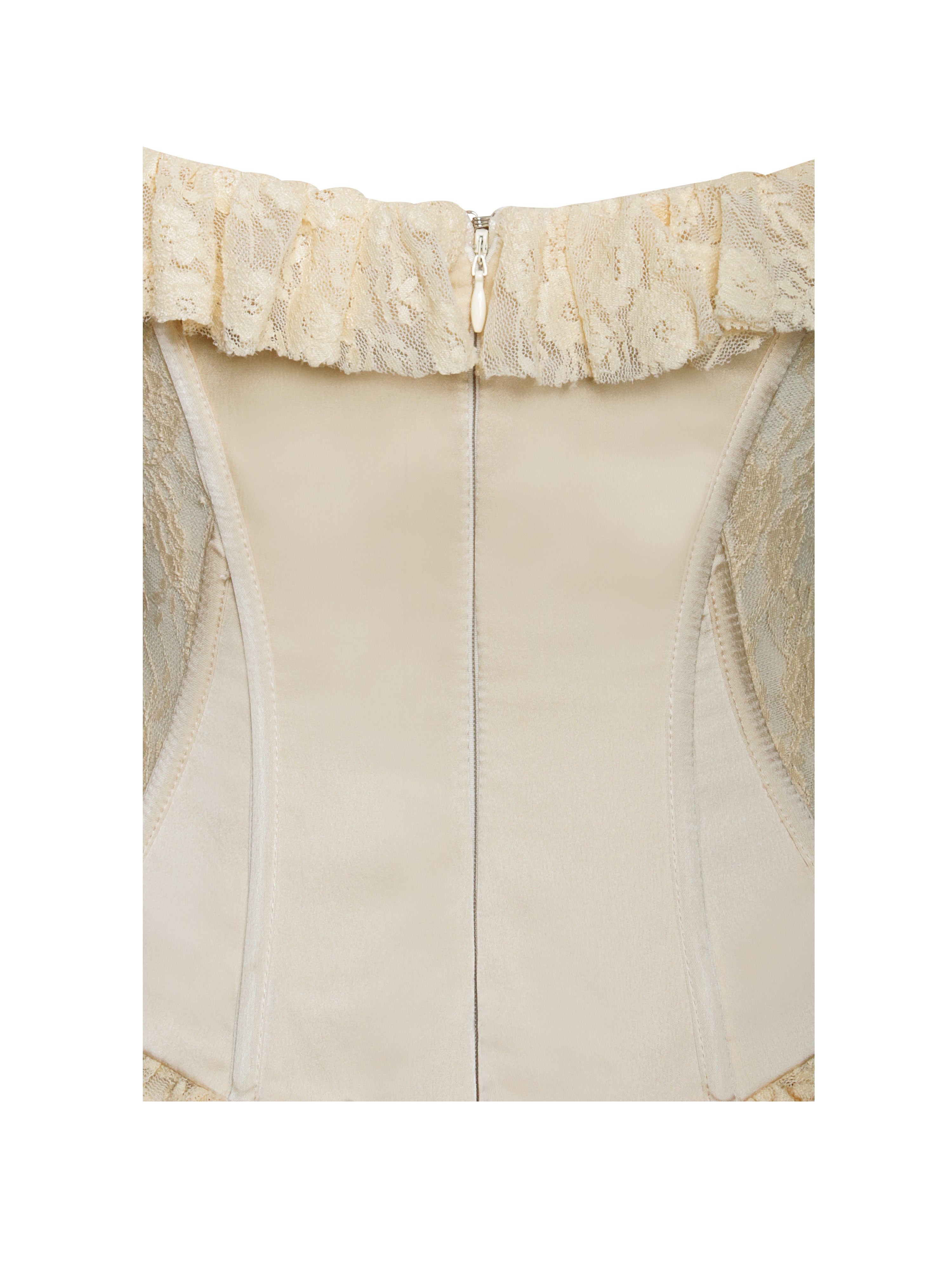 robe corset jaune mode