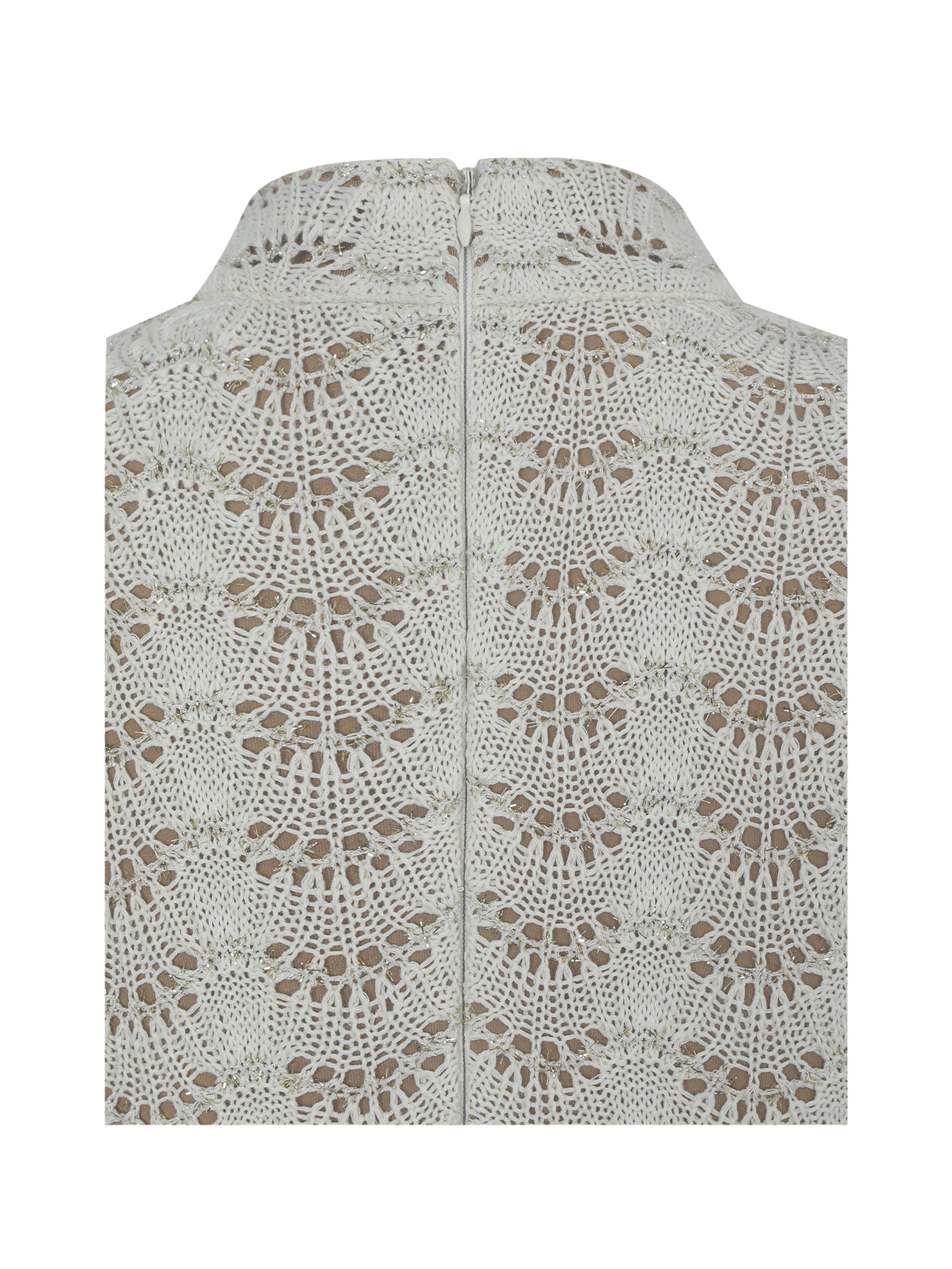 robe doublée Xylona Beige & Or