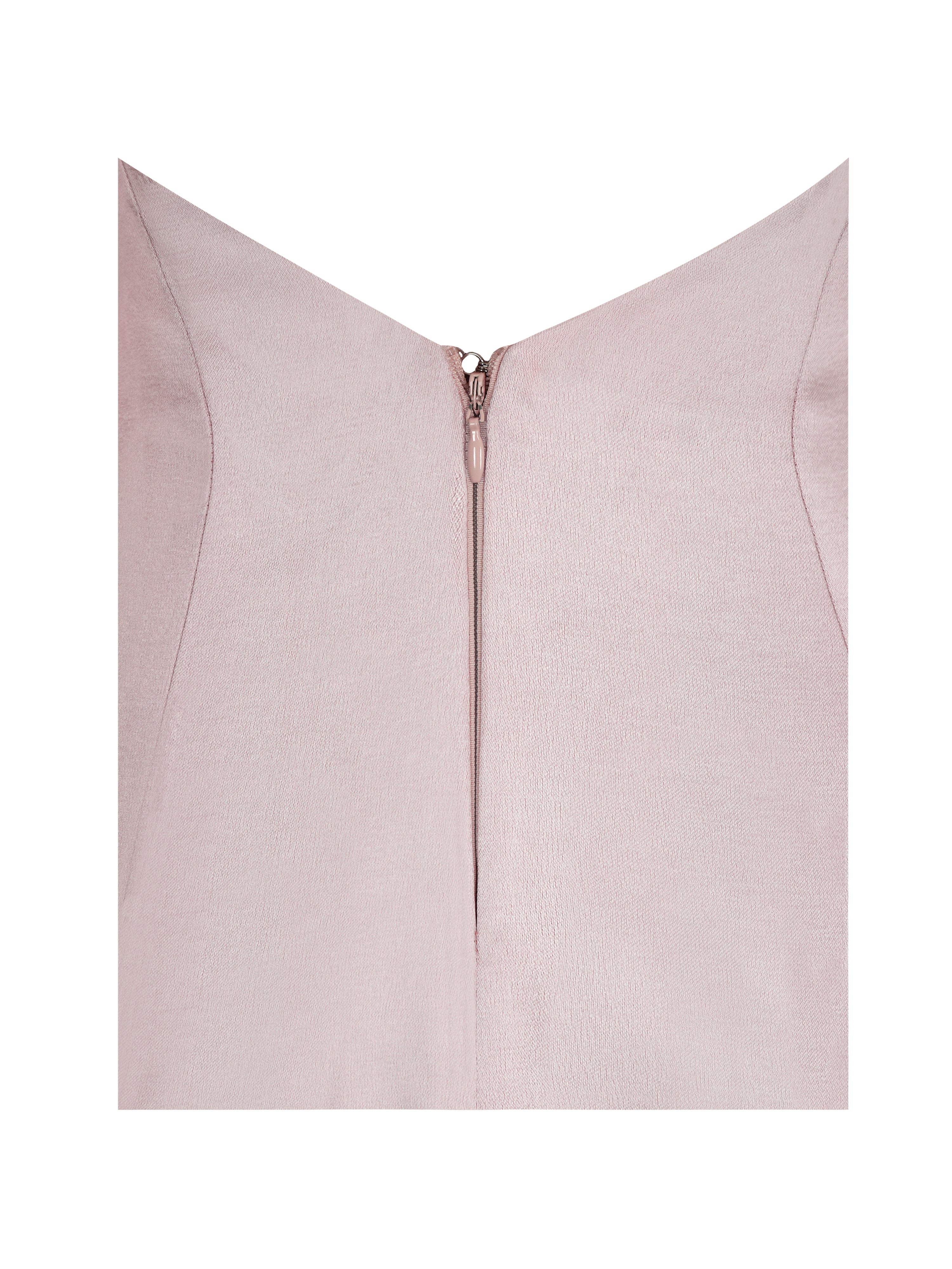 robe halter rose brillante