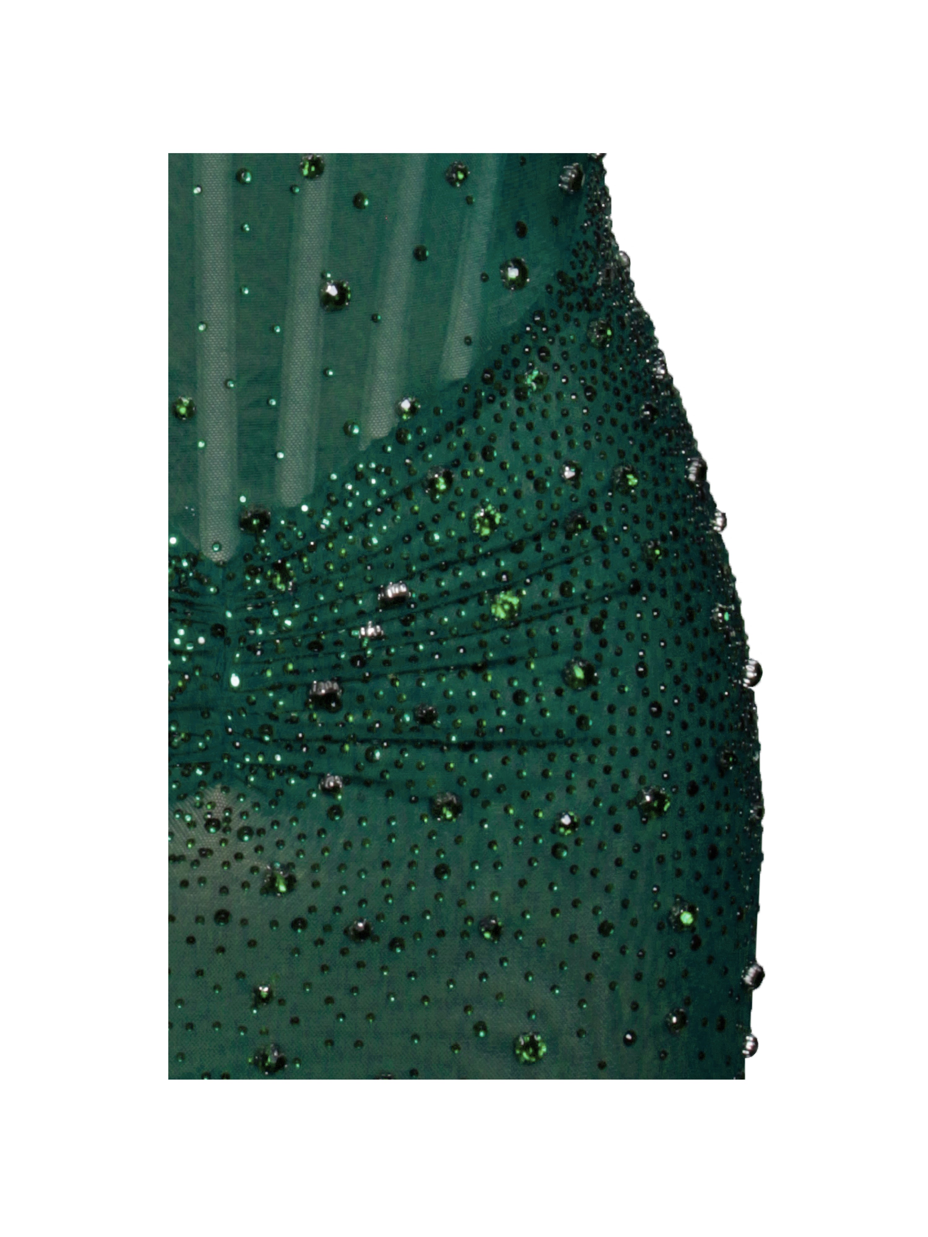 robe verte séduisante