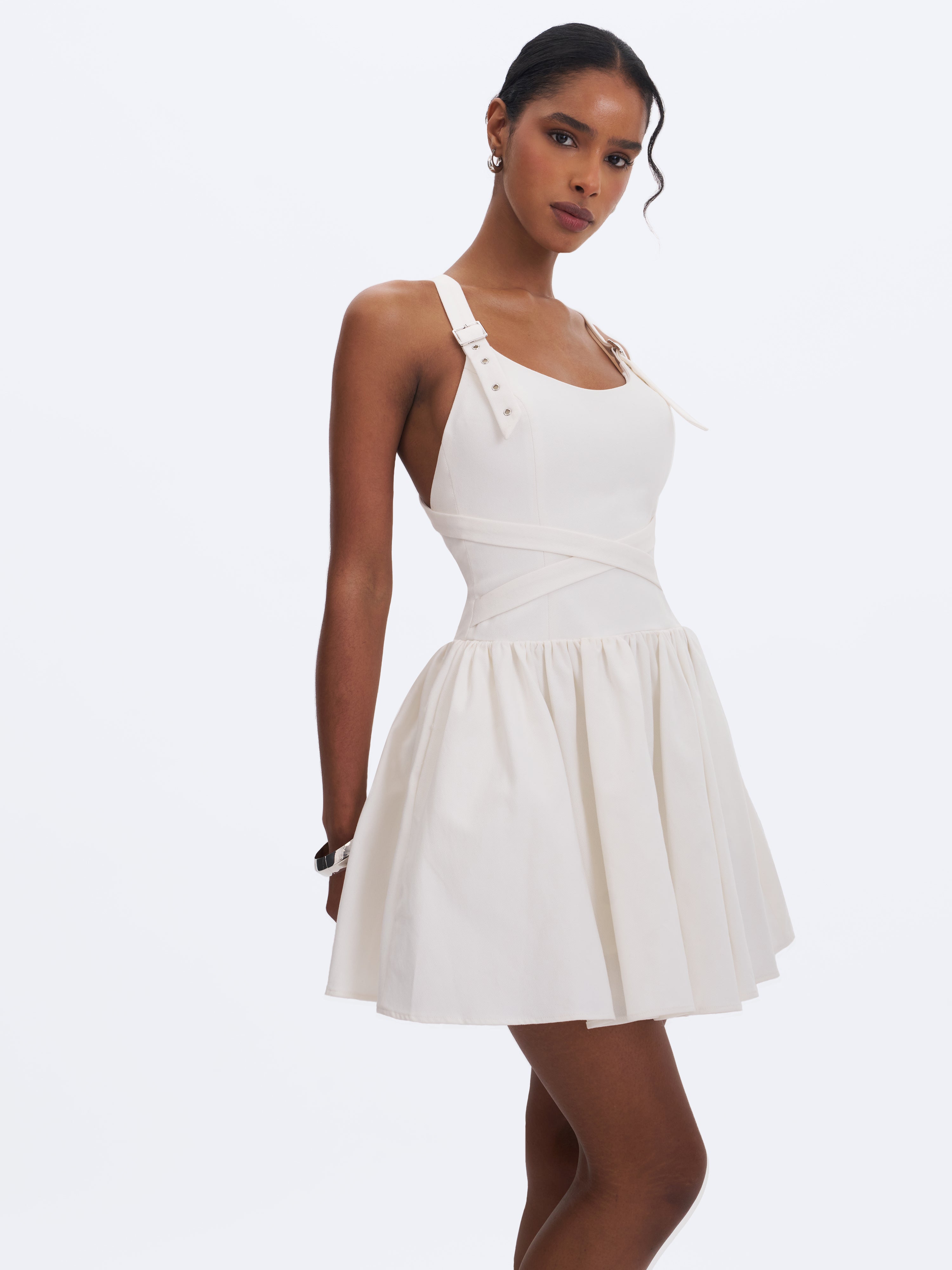 mini robe avec zip invisible