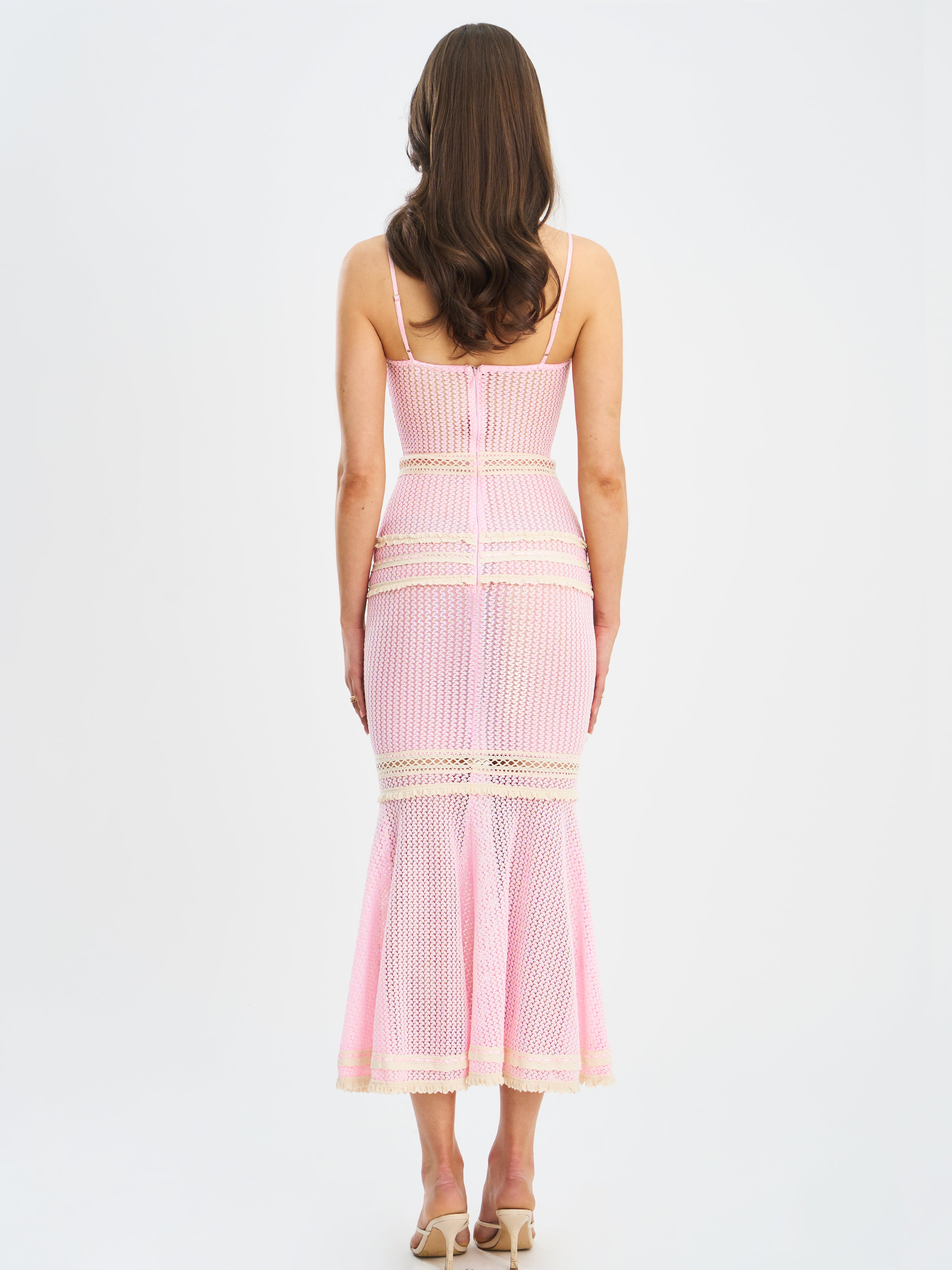 robe féminine rose