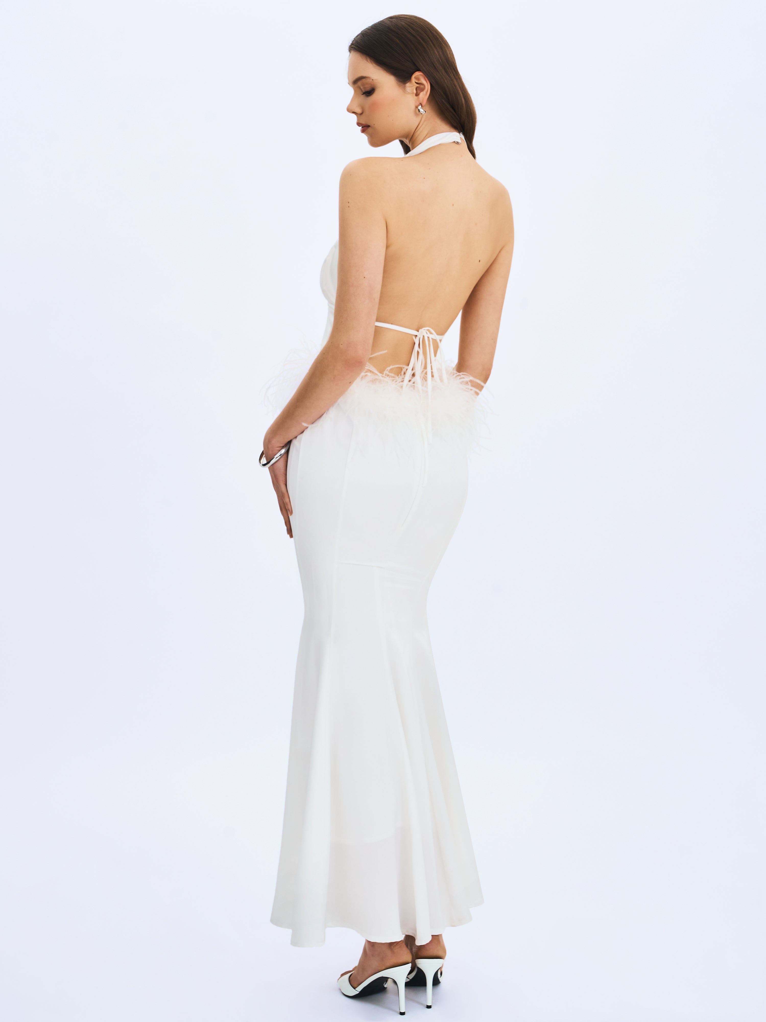 robe satinée luxe