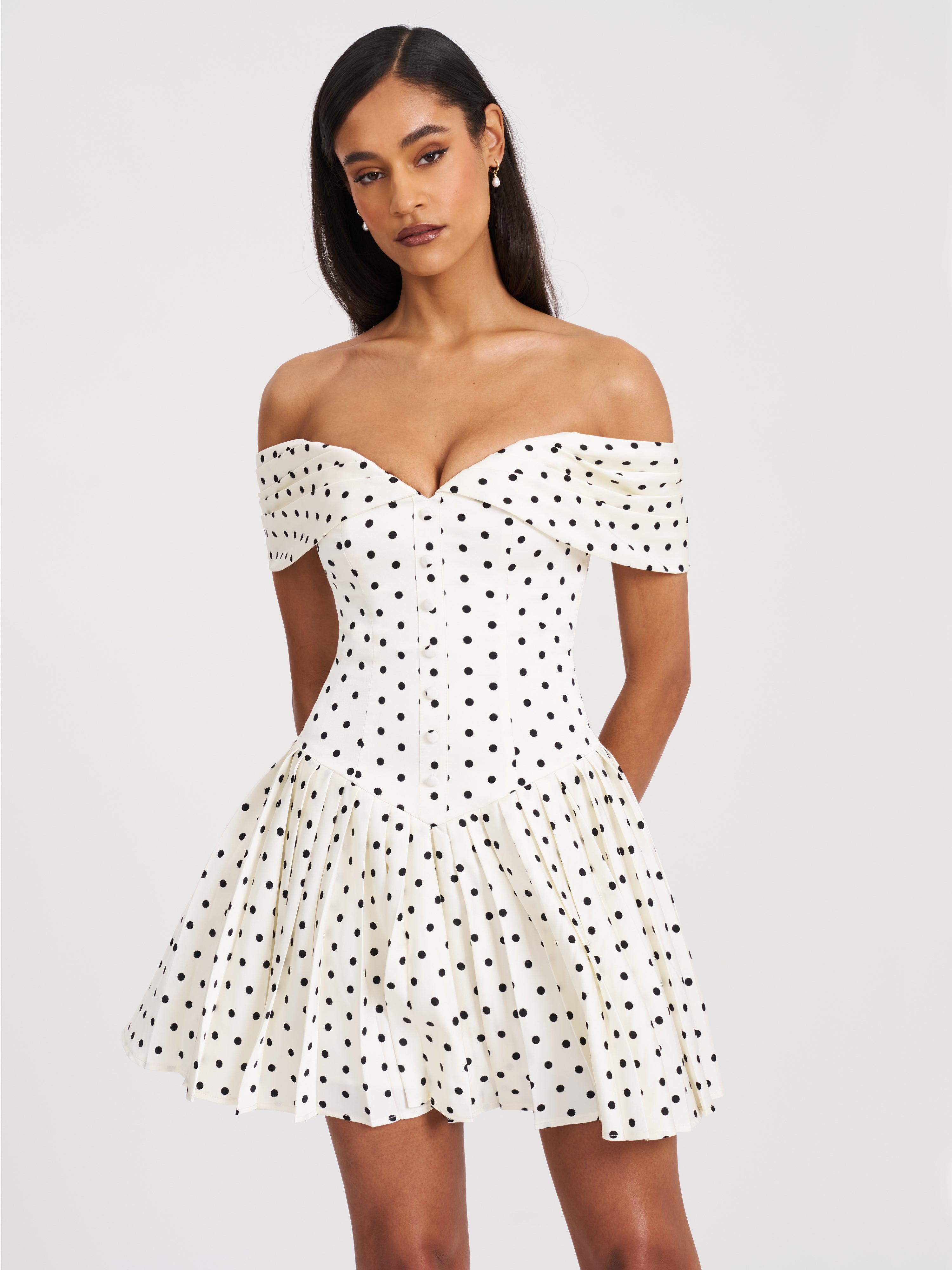 robe Edeline à pois