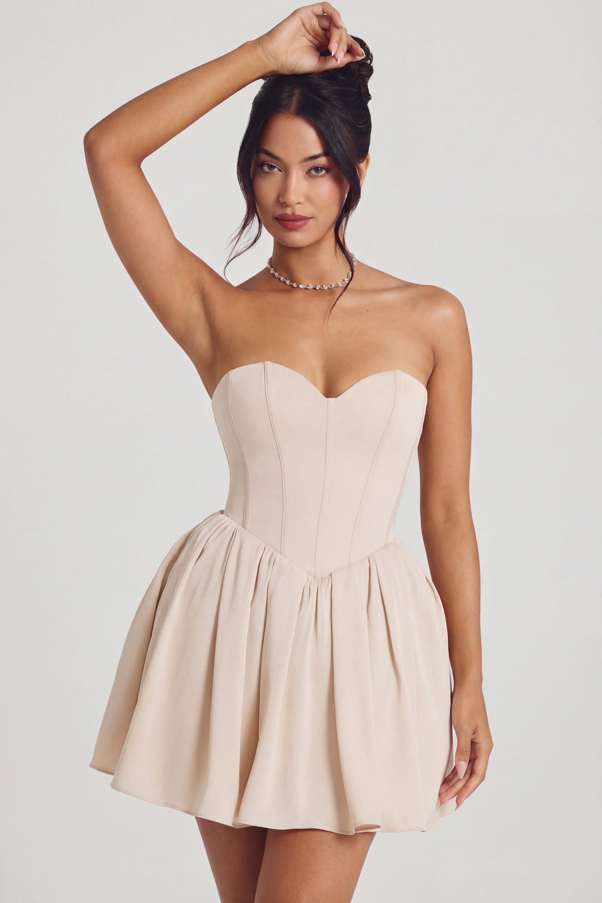 robe corset tulle ivoire