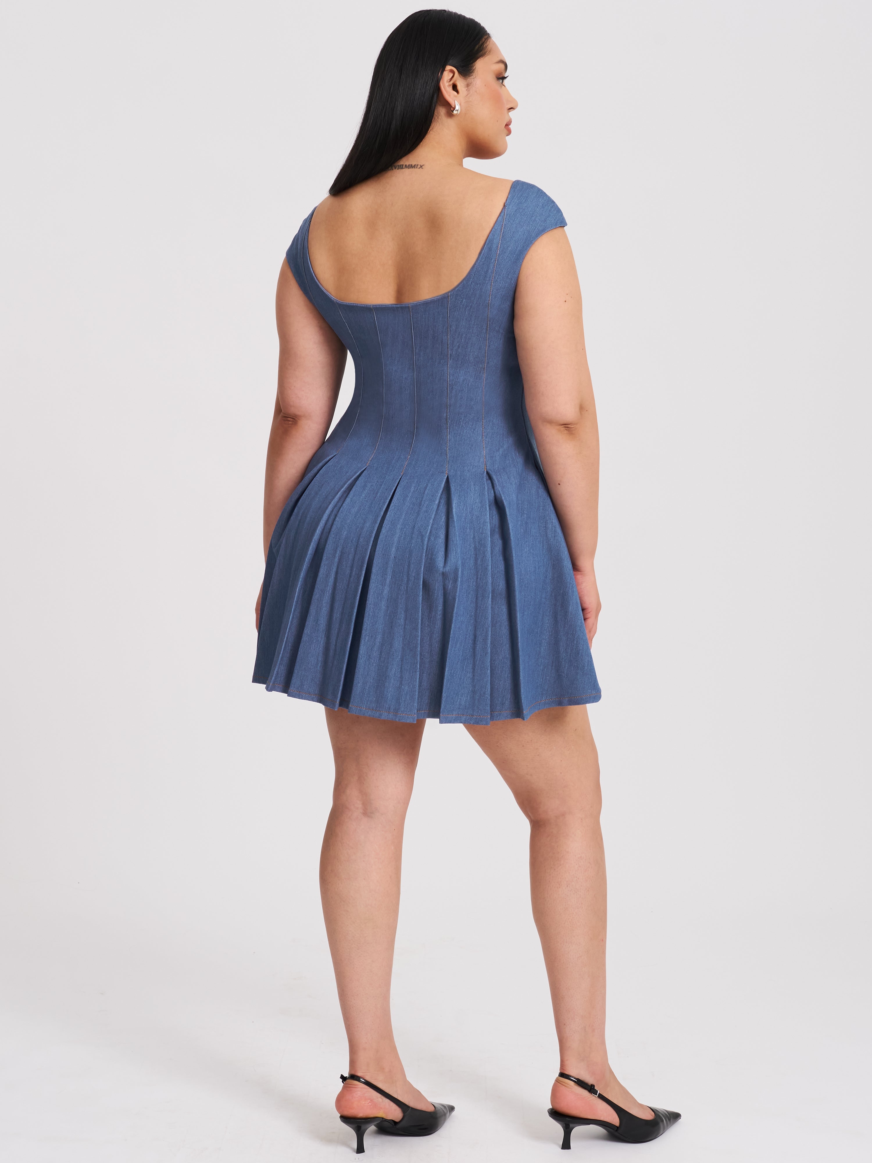 style moderne robe denim