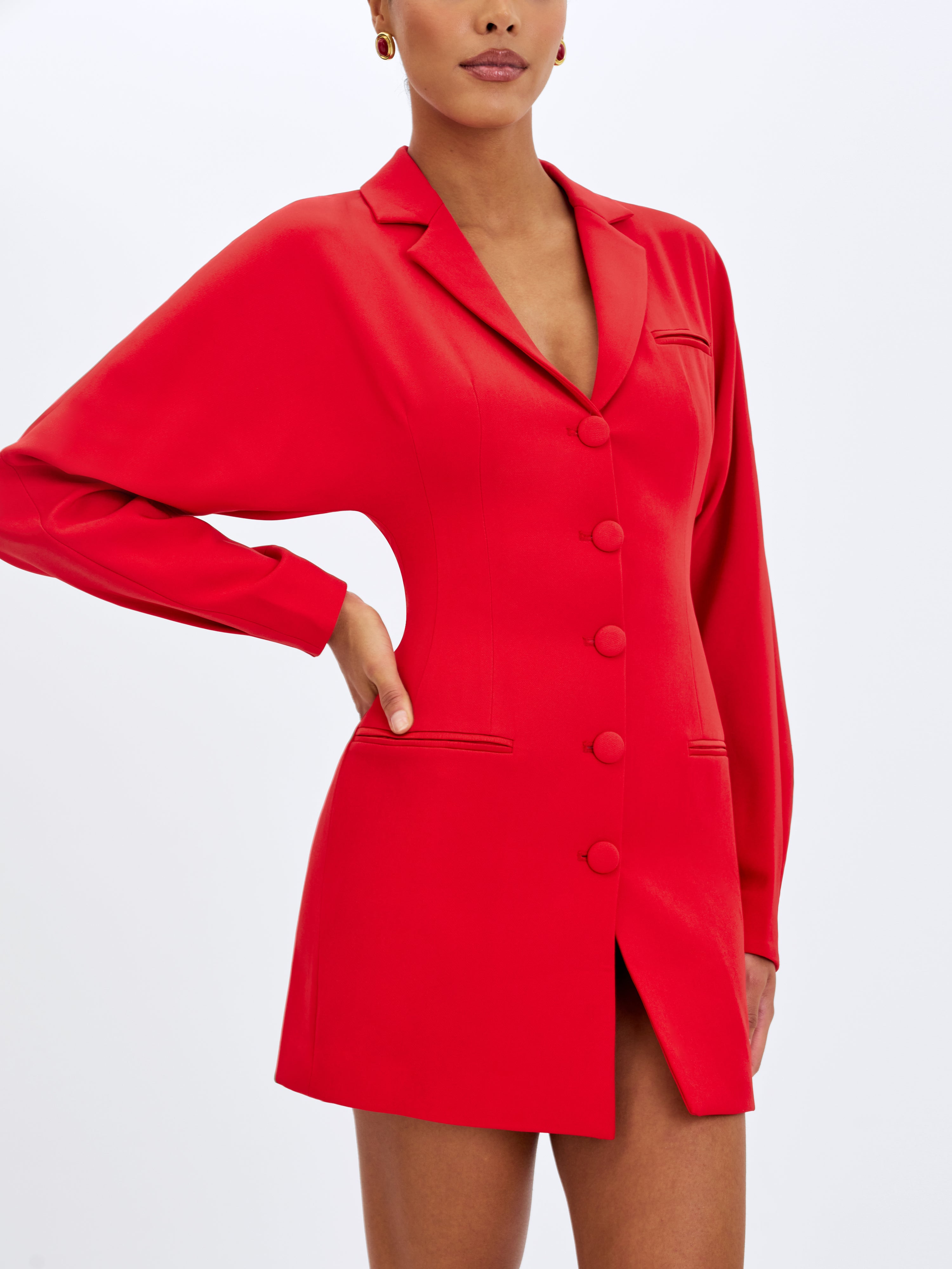 robe Blythe rouge cerise