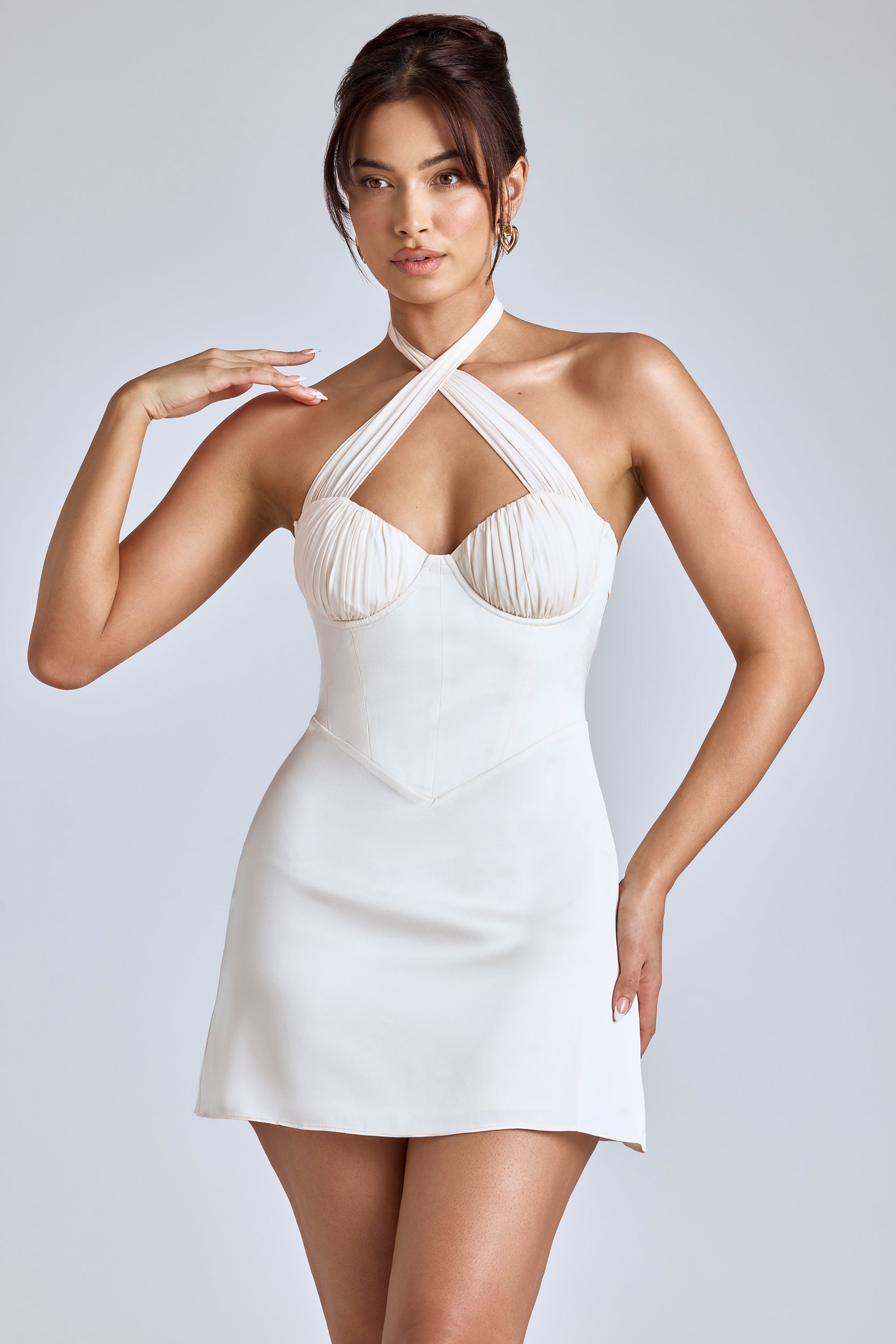 robe ivoire soirée