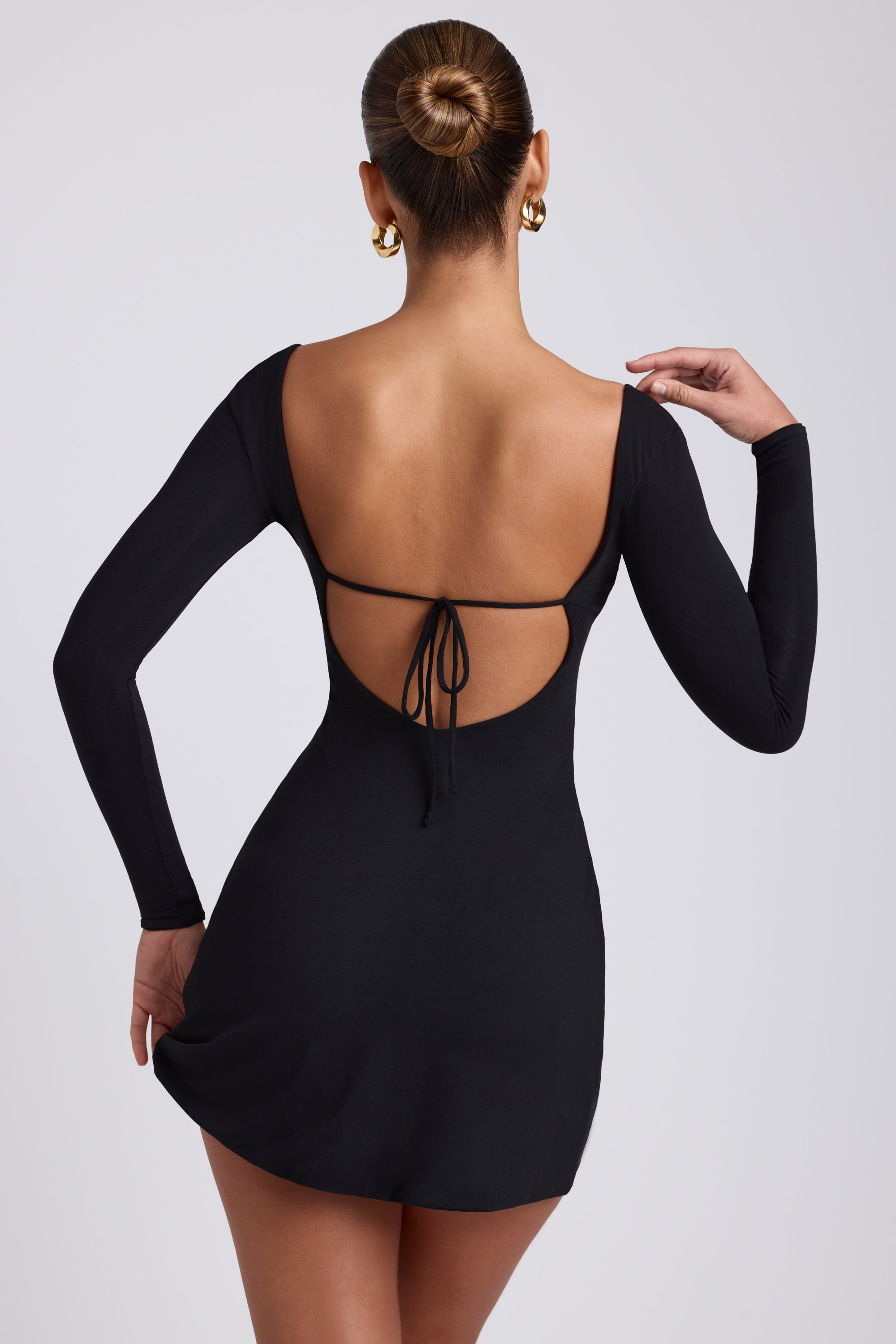 robe longue manches modal