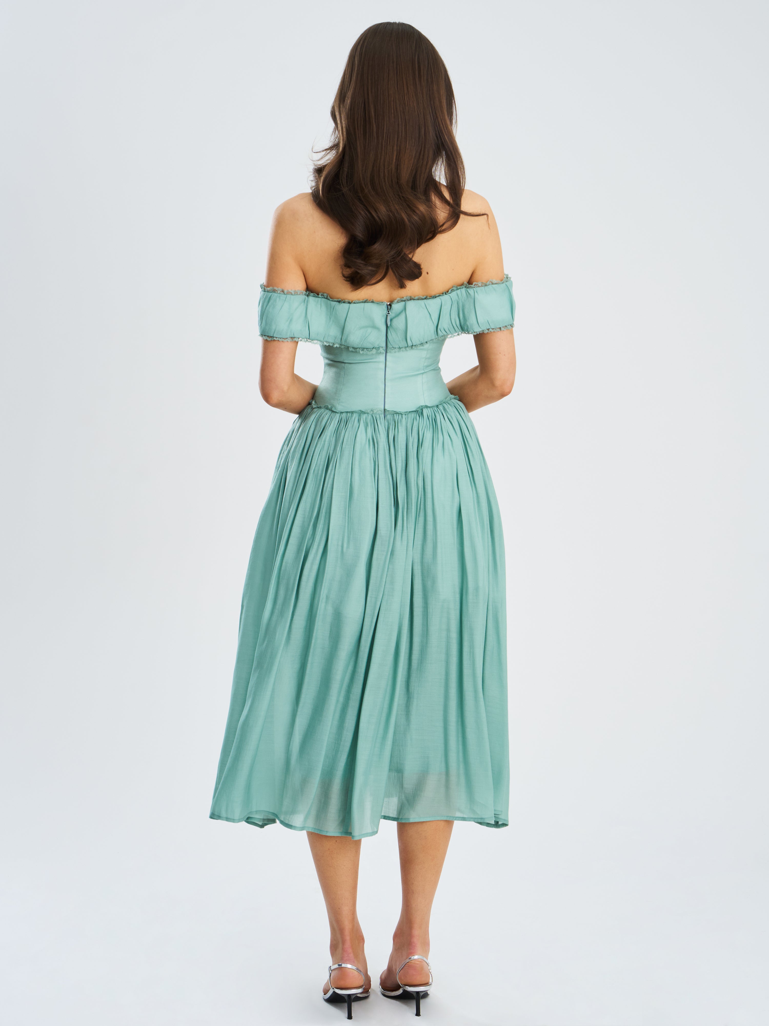 robe corset longueur midi