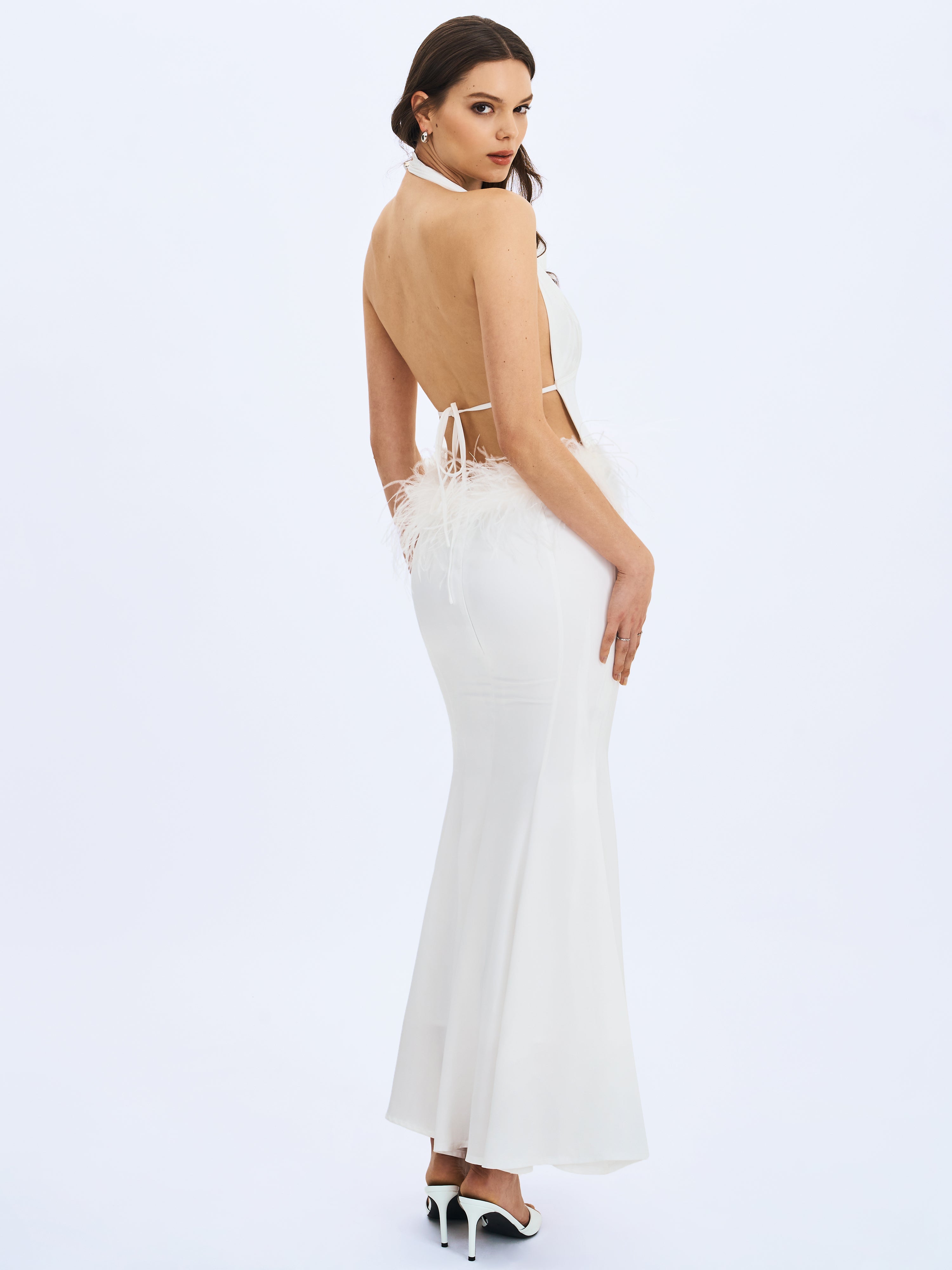 robe élégante soirée d'hiver