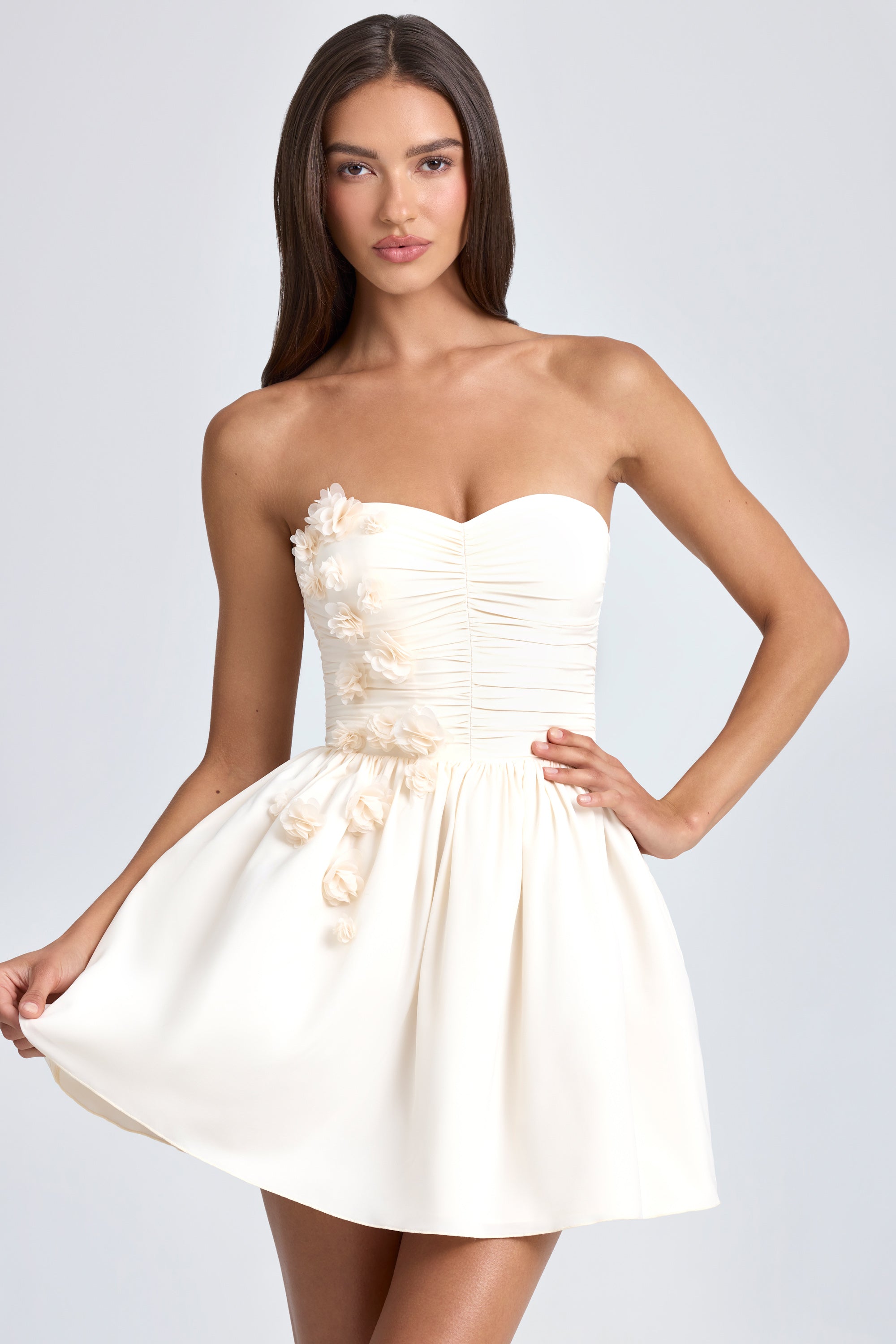 robe corset ivoire