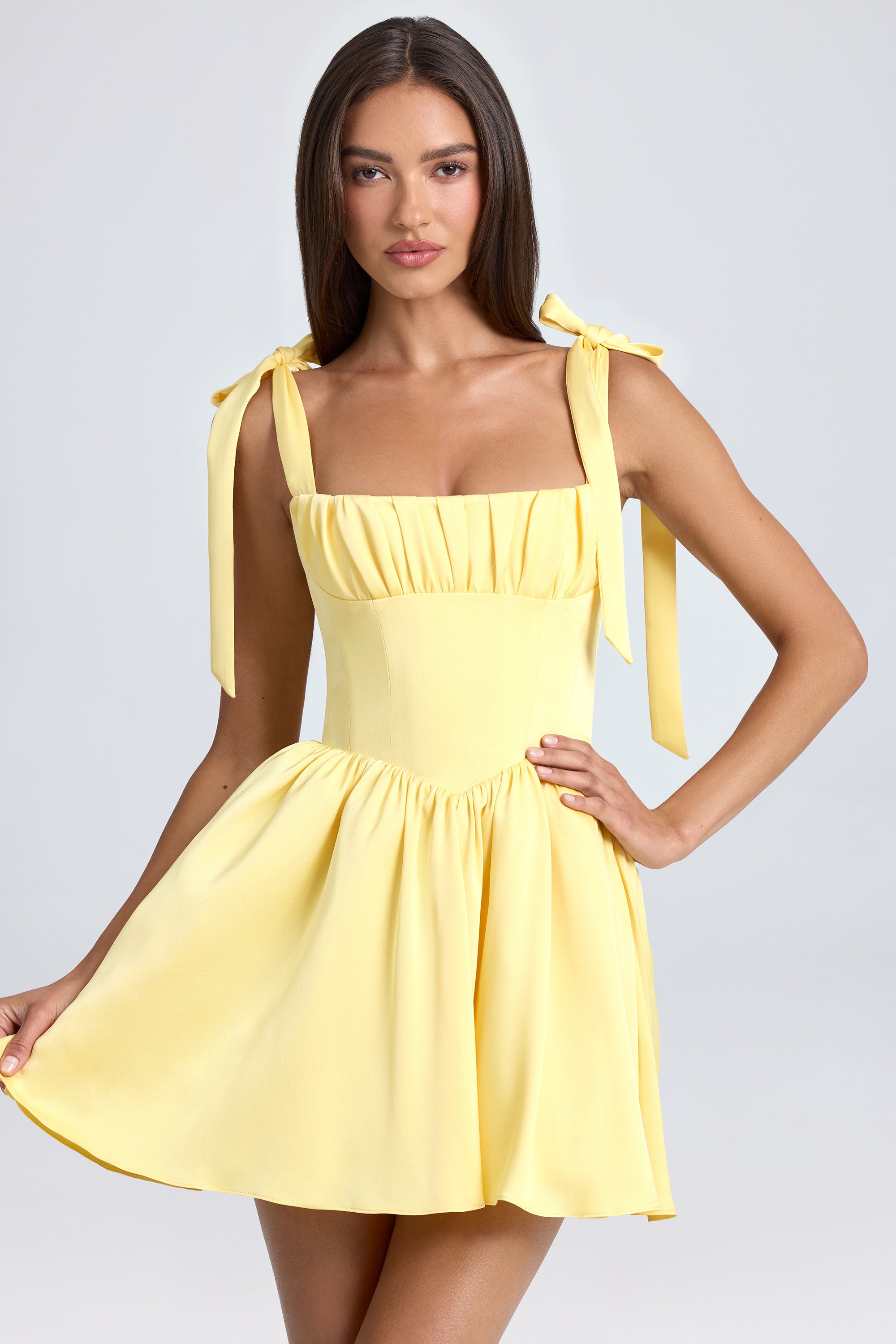 Corset dress Lemon Sherbet