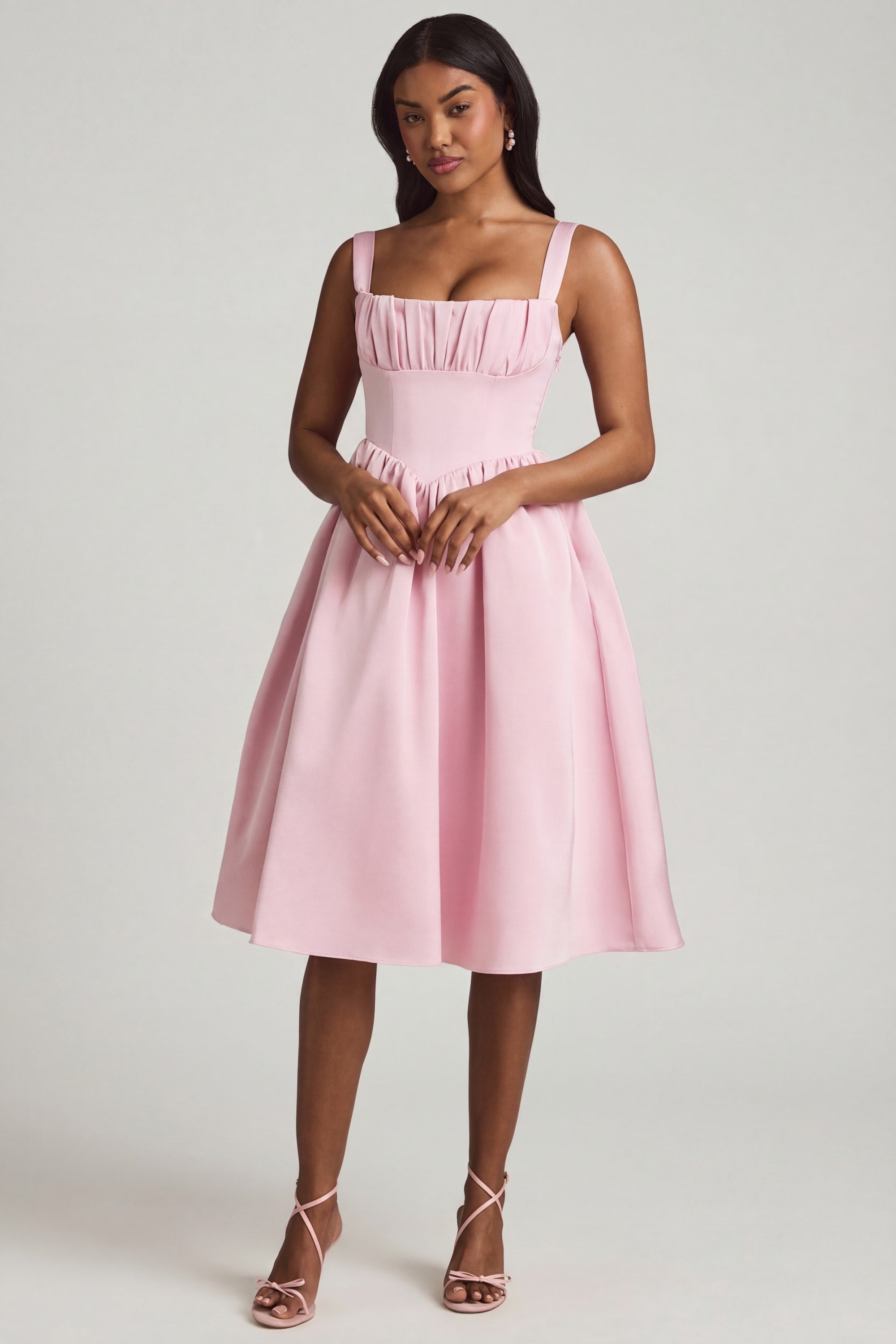 robe feminine blush corset