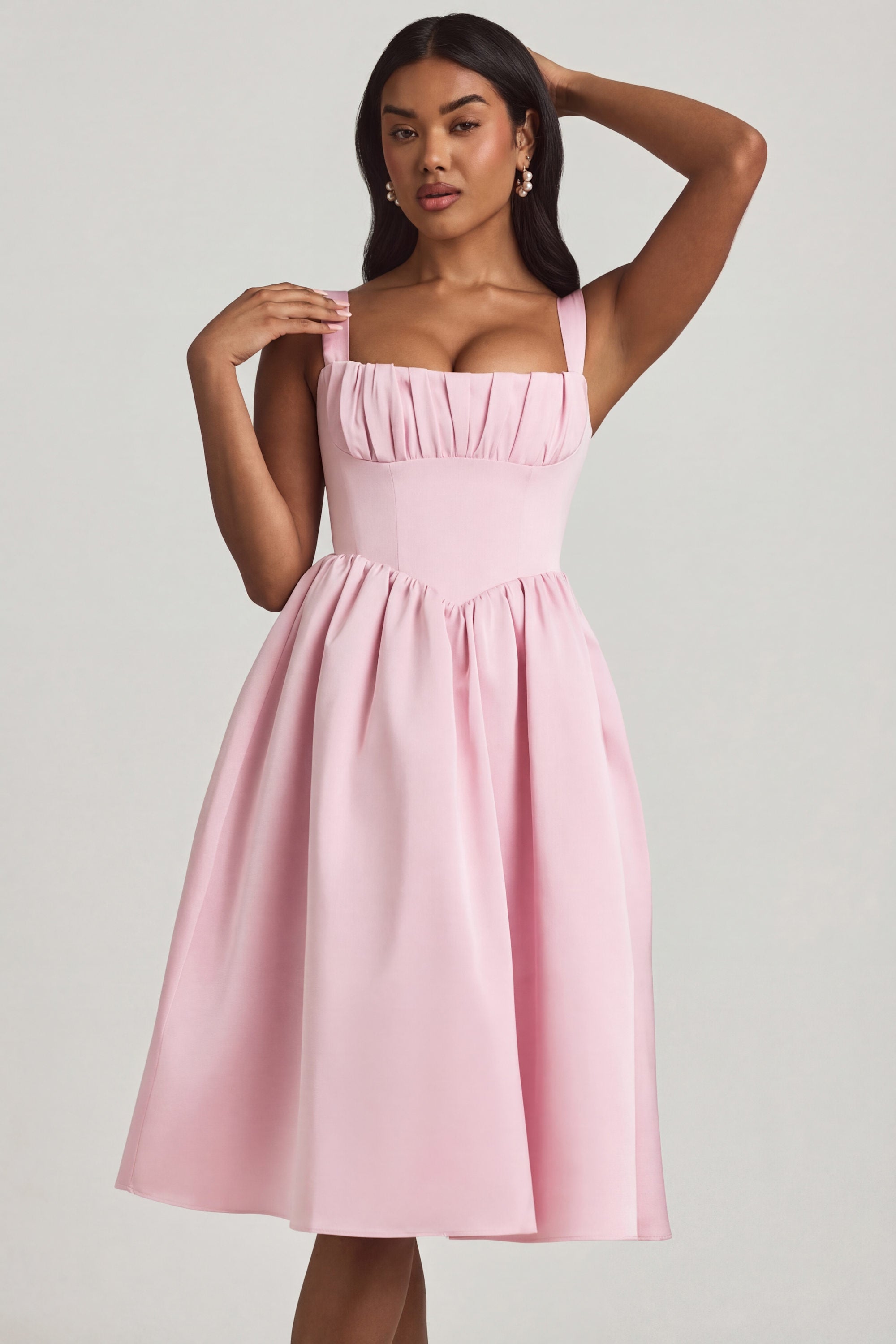 Draped Corset Dress style intemporel