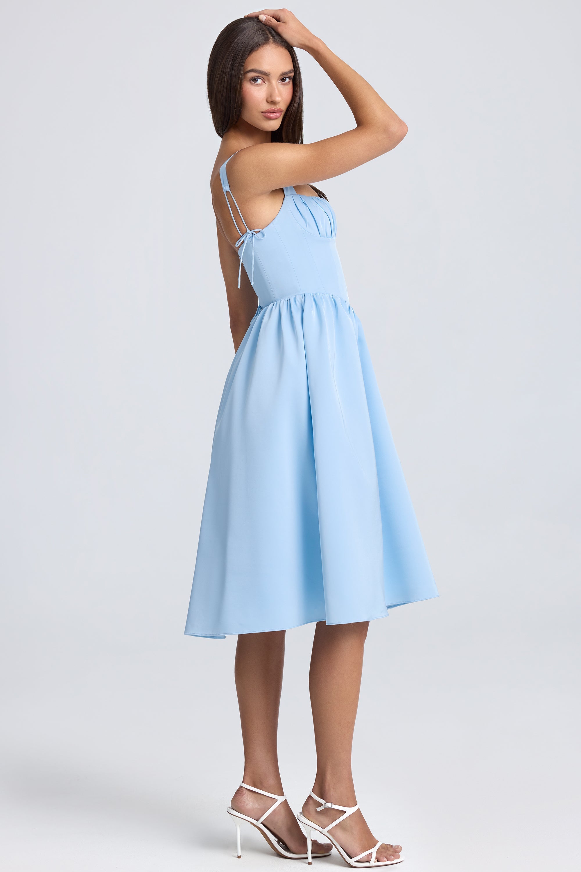 robe corset midaxi élégante