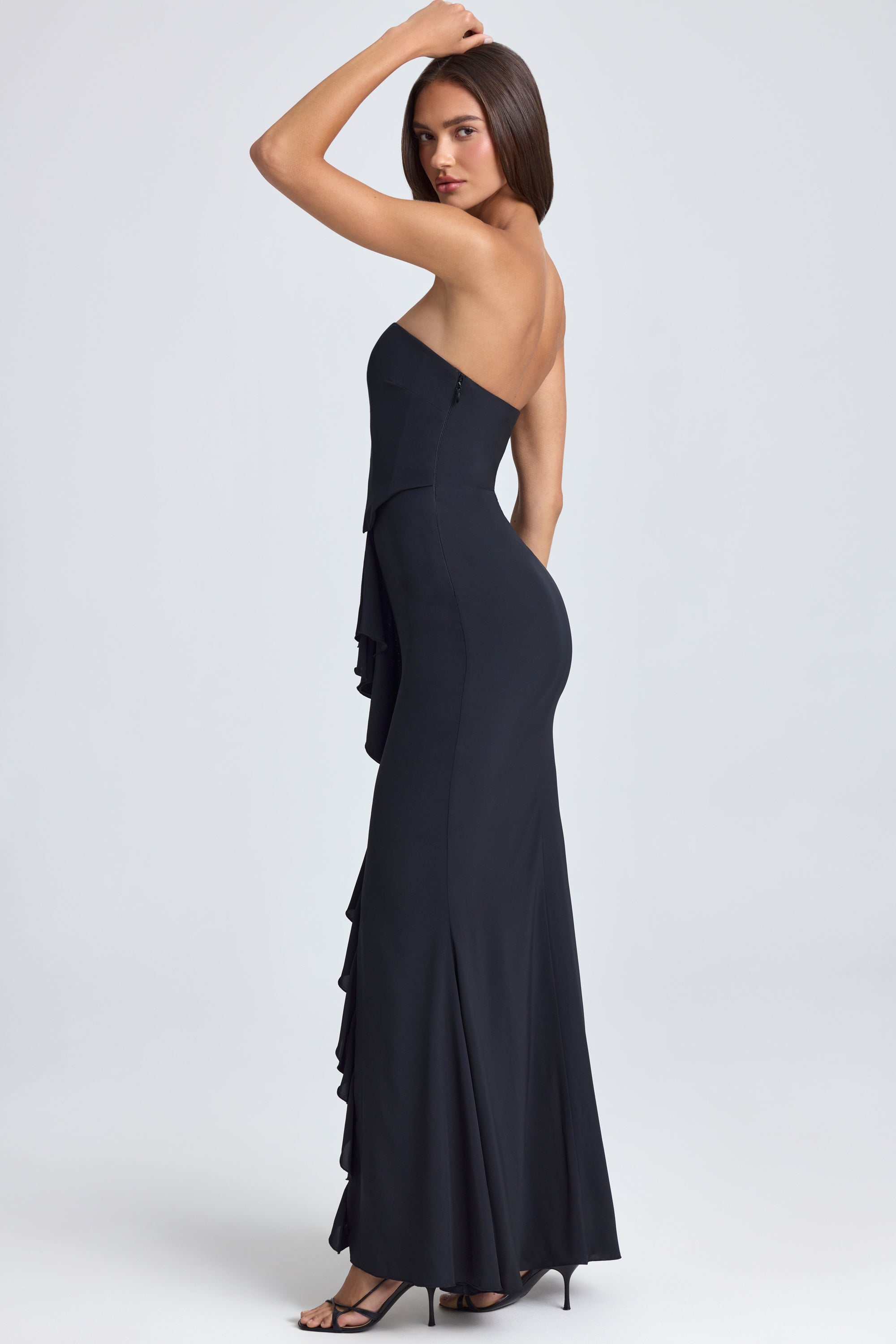robe avec cascade de volants