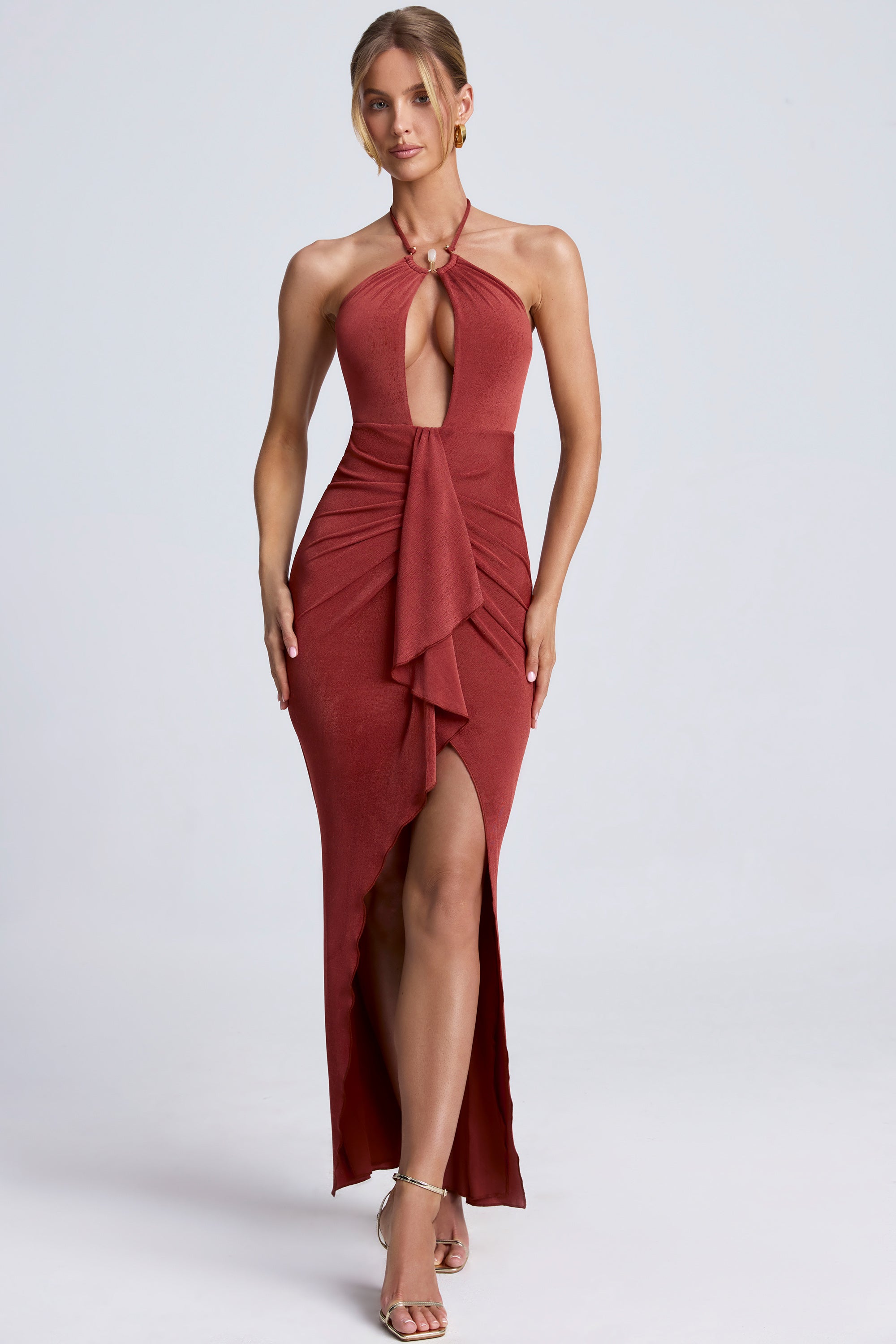 robe découpée chic