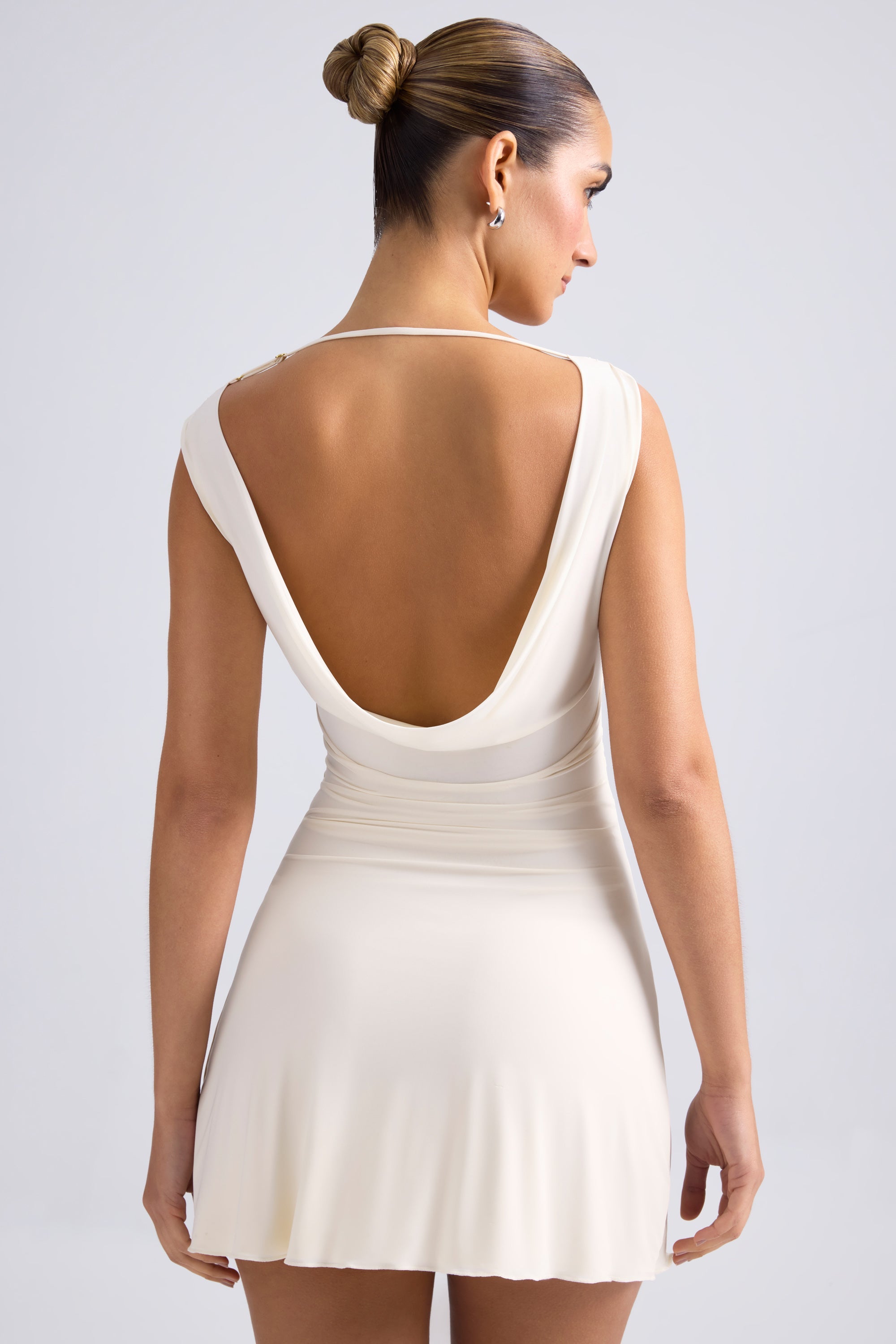 robe à dos drapé