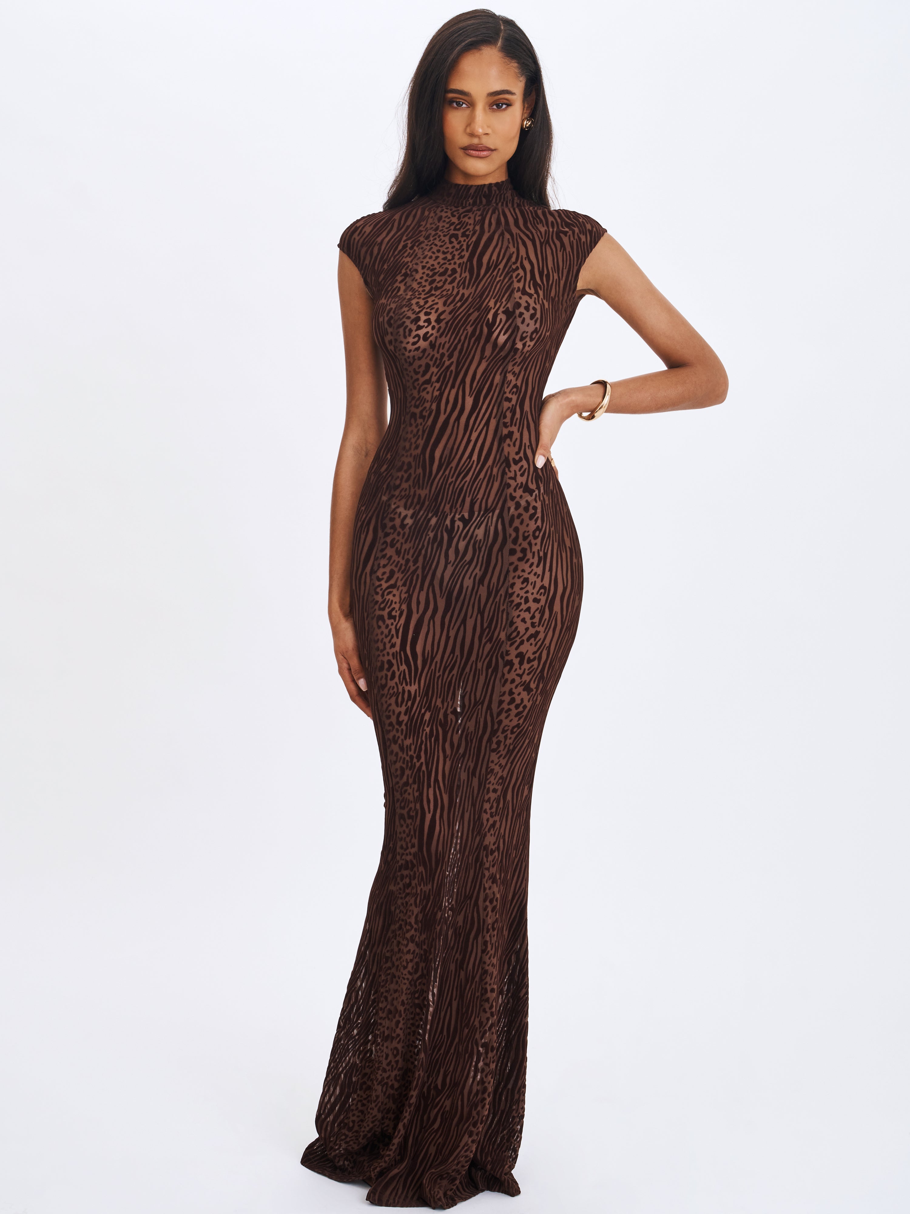 maxi dress velvet