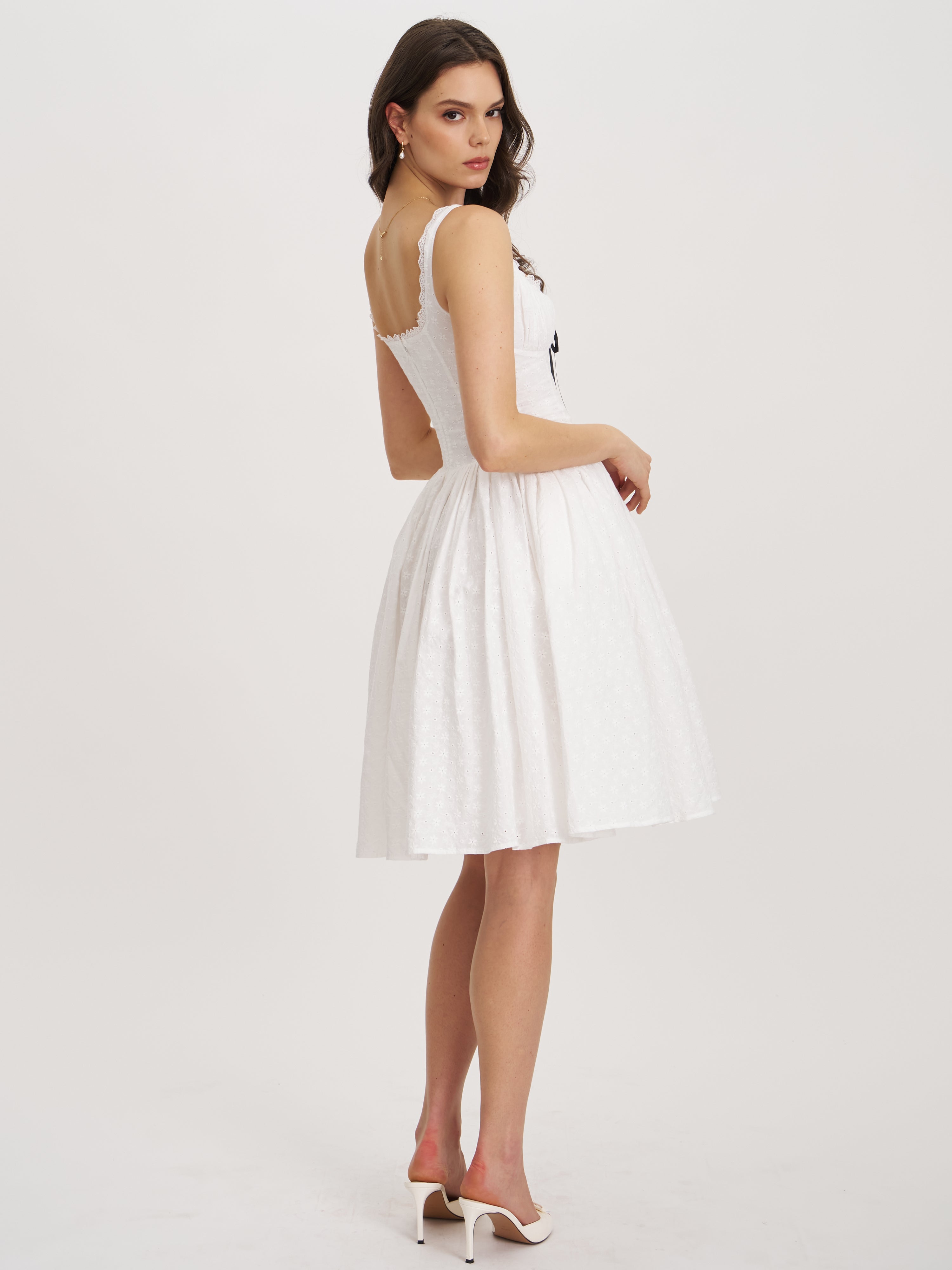 Robe d'été blanche Madison