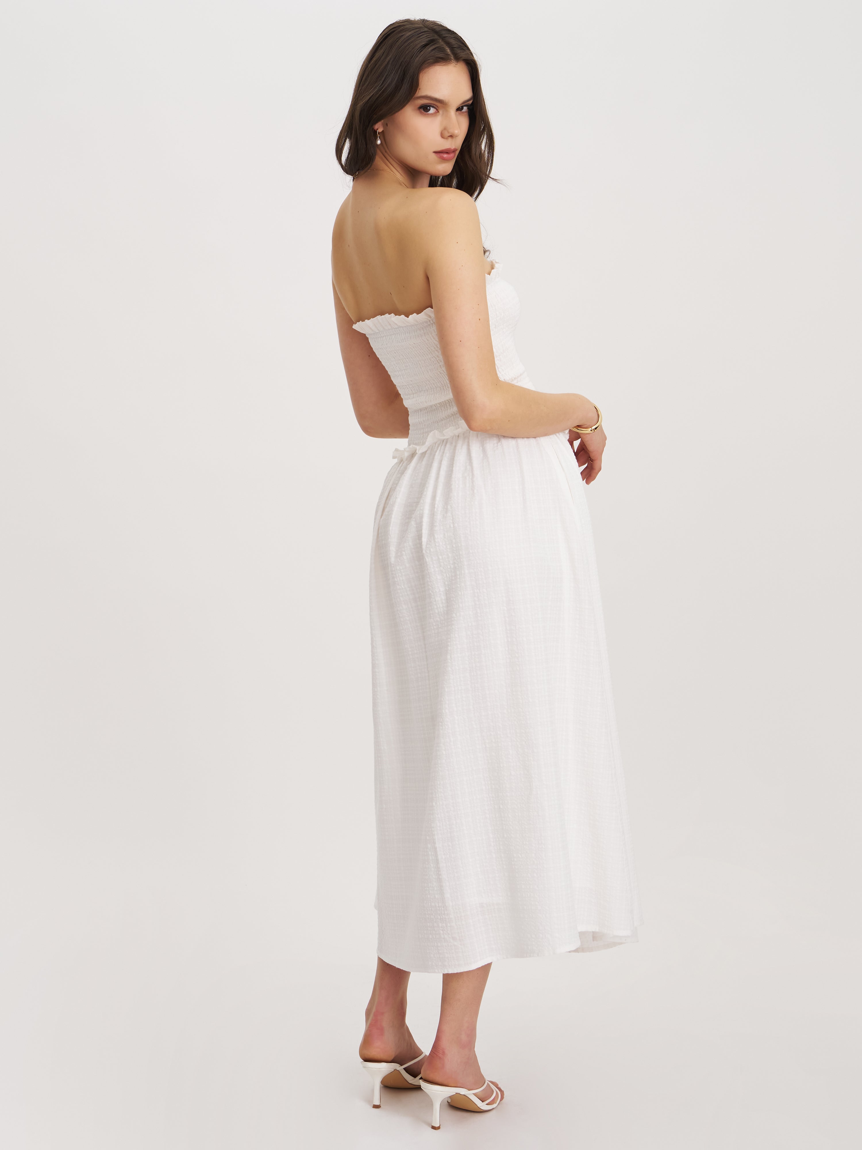 style strapless robe