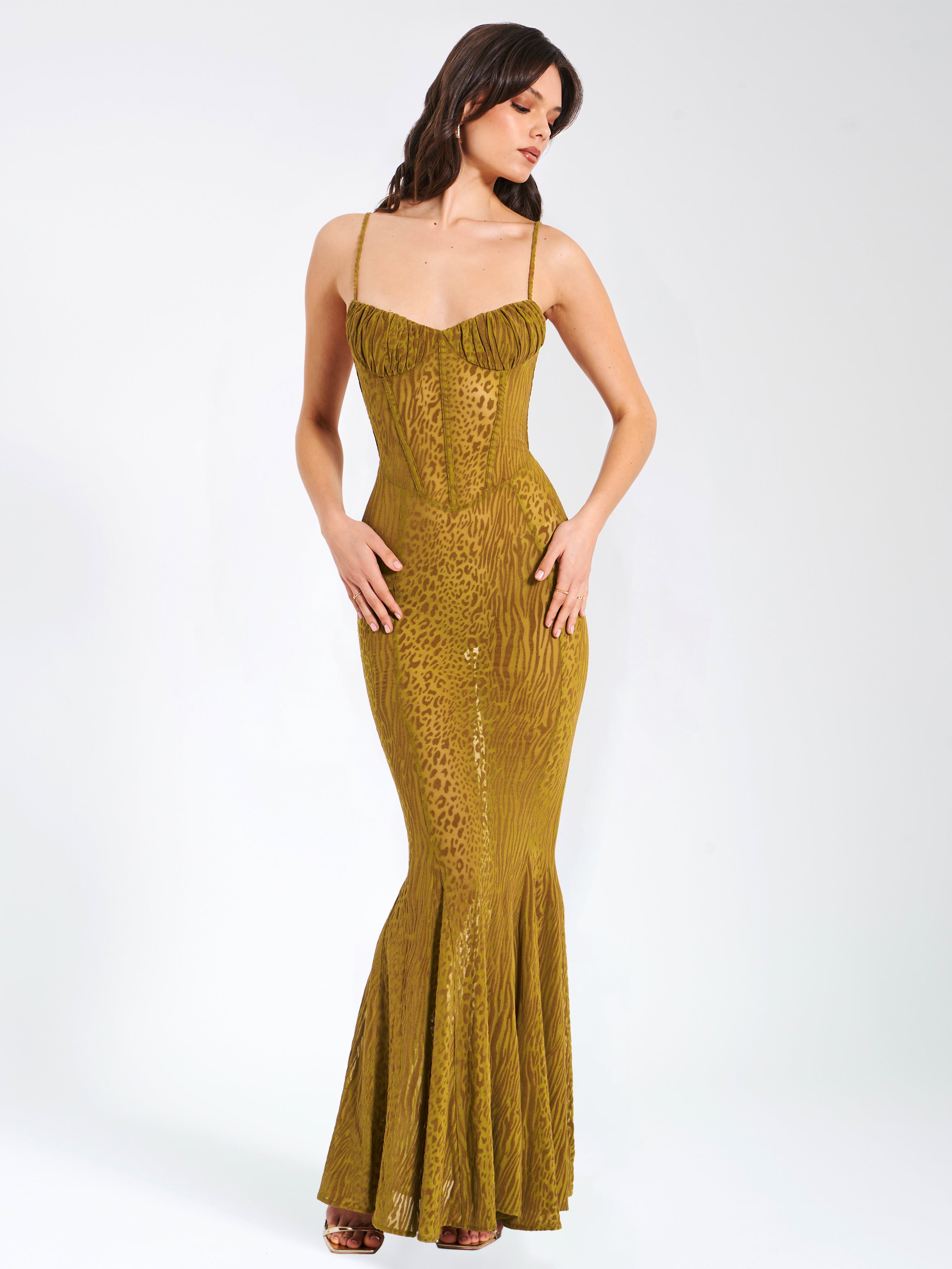 élégante robe corset-dress