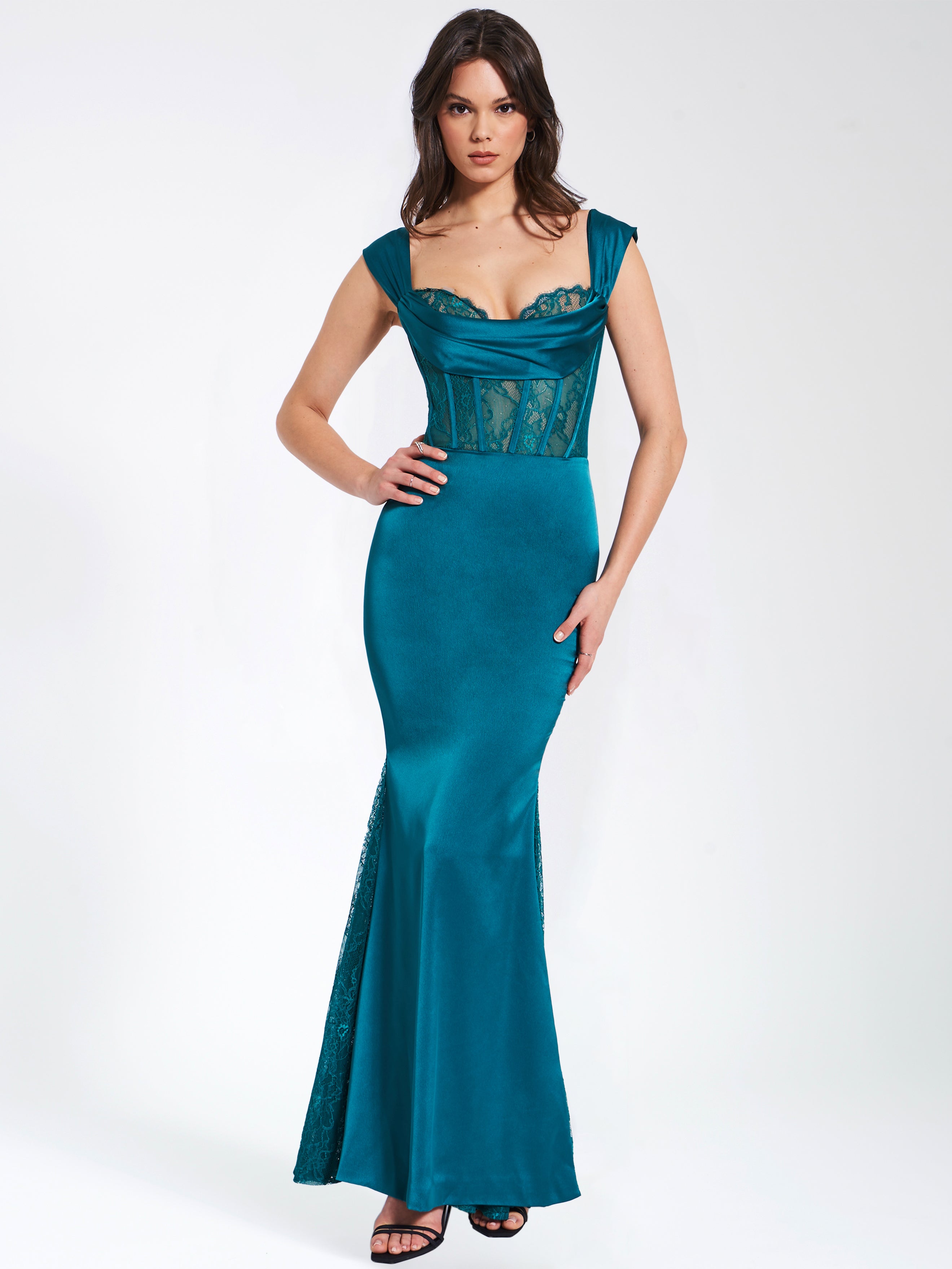 robe longue corset