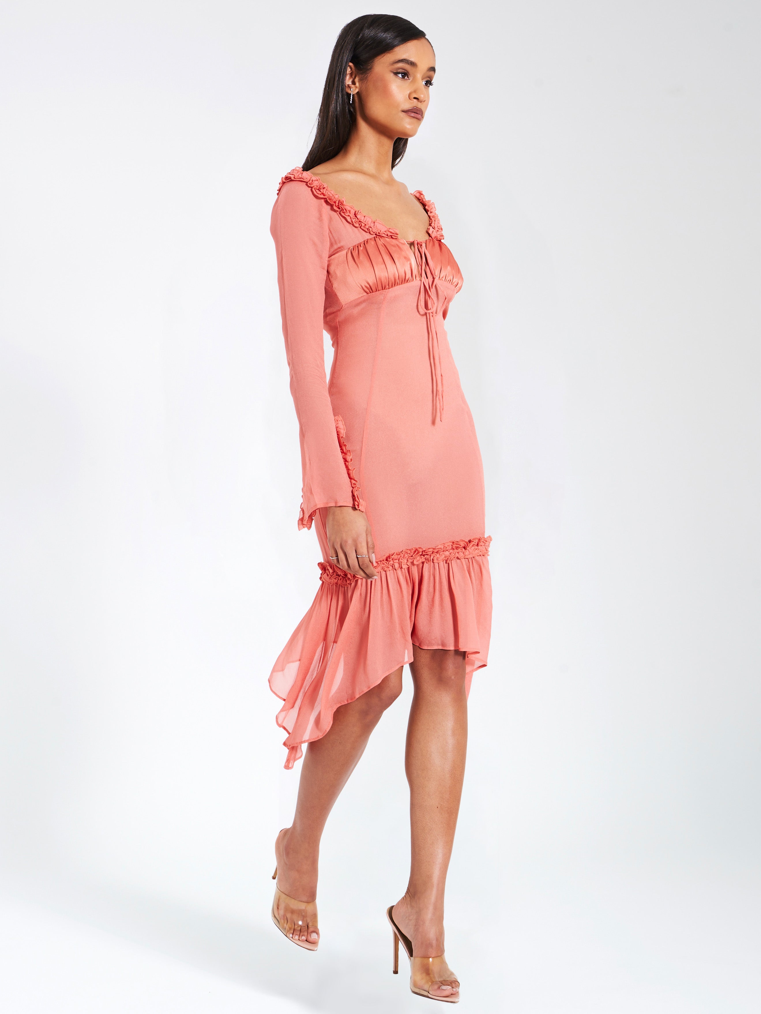 robe satin rayon
