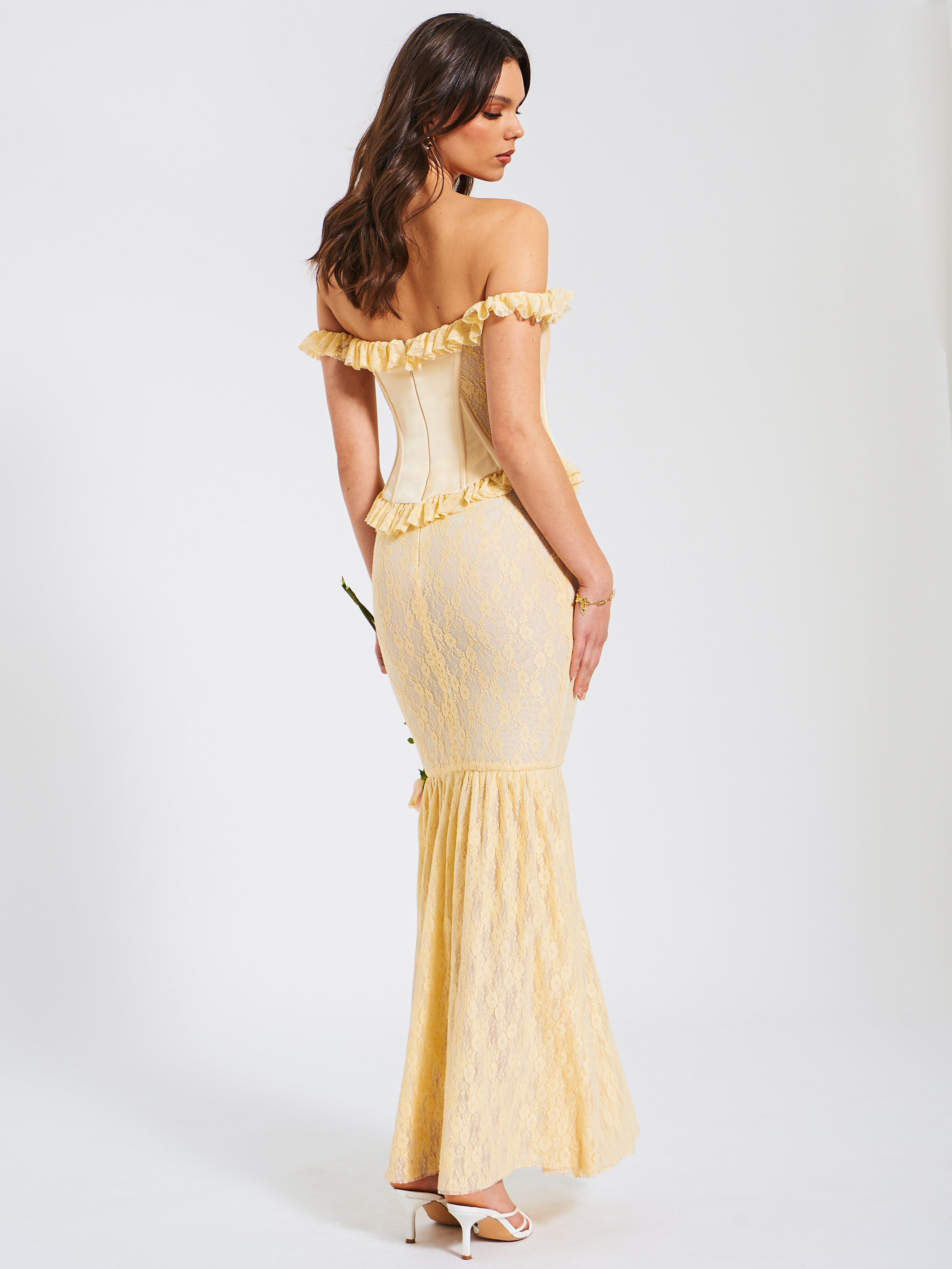 Ersilia peplum corset-dress