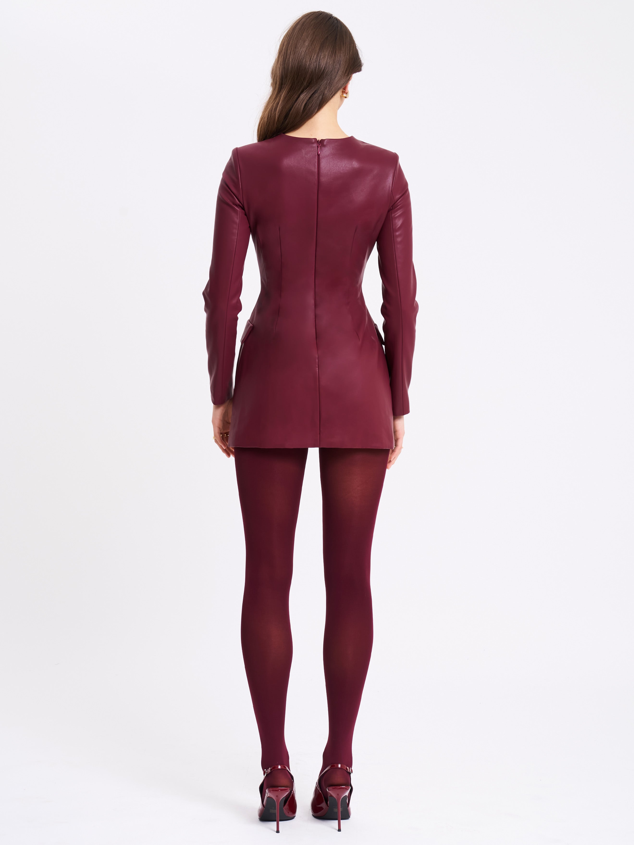 silhouette tendance en cuir vegan