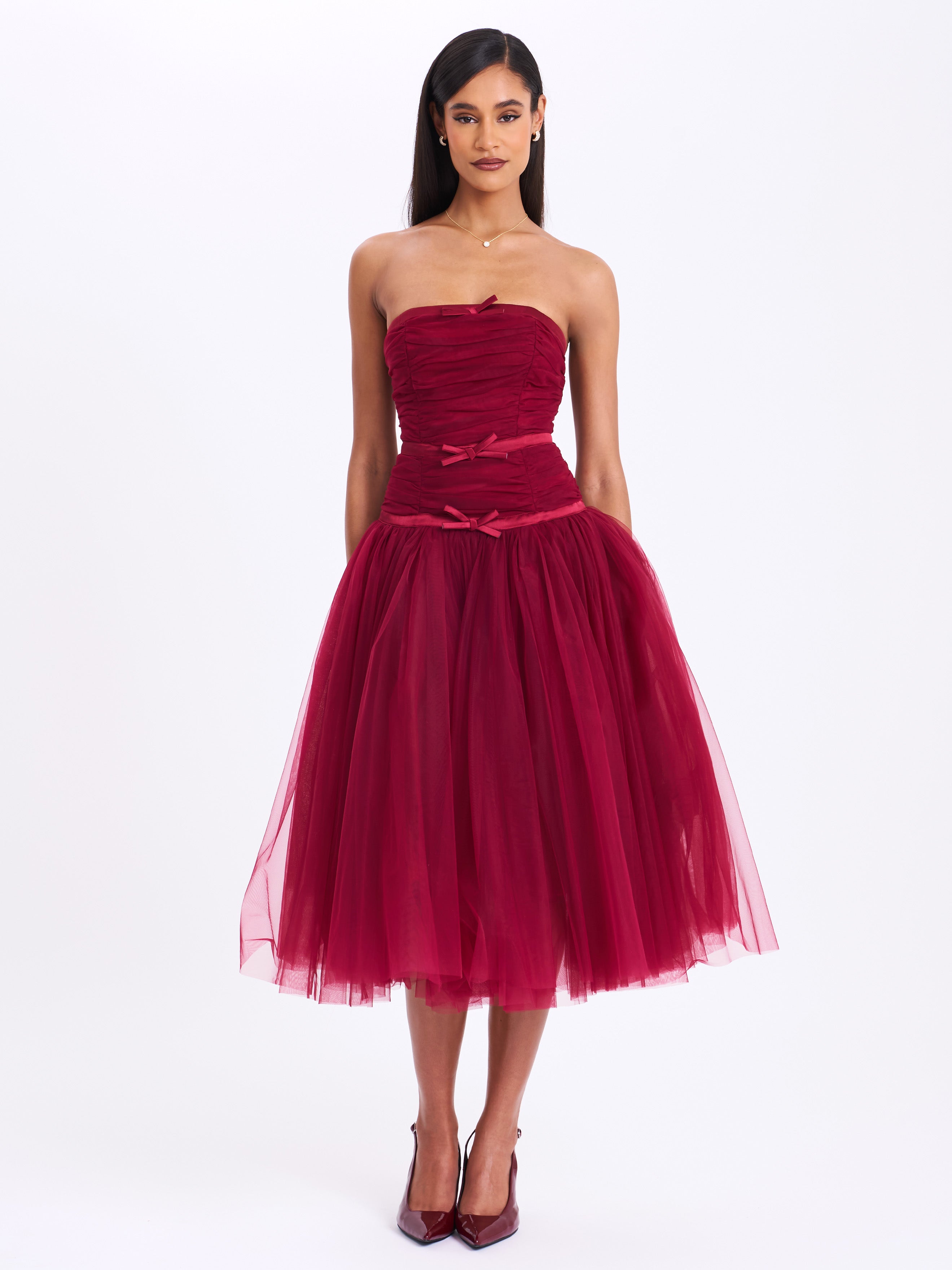 robe Mabel satin et tulle