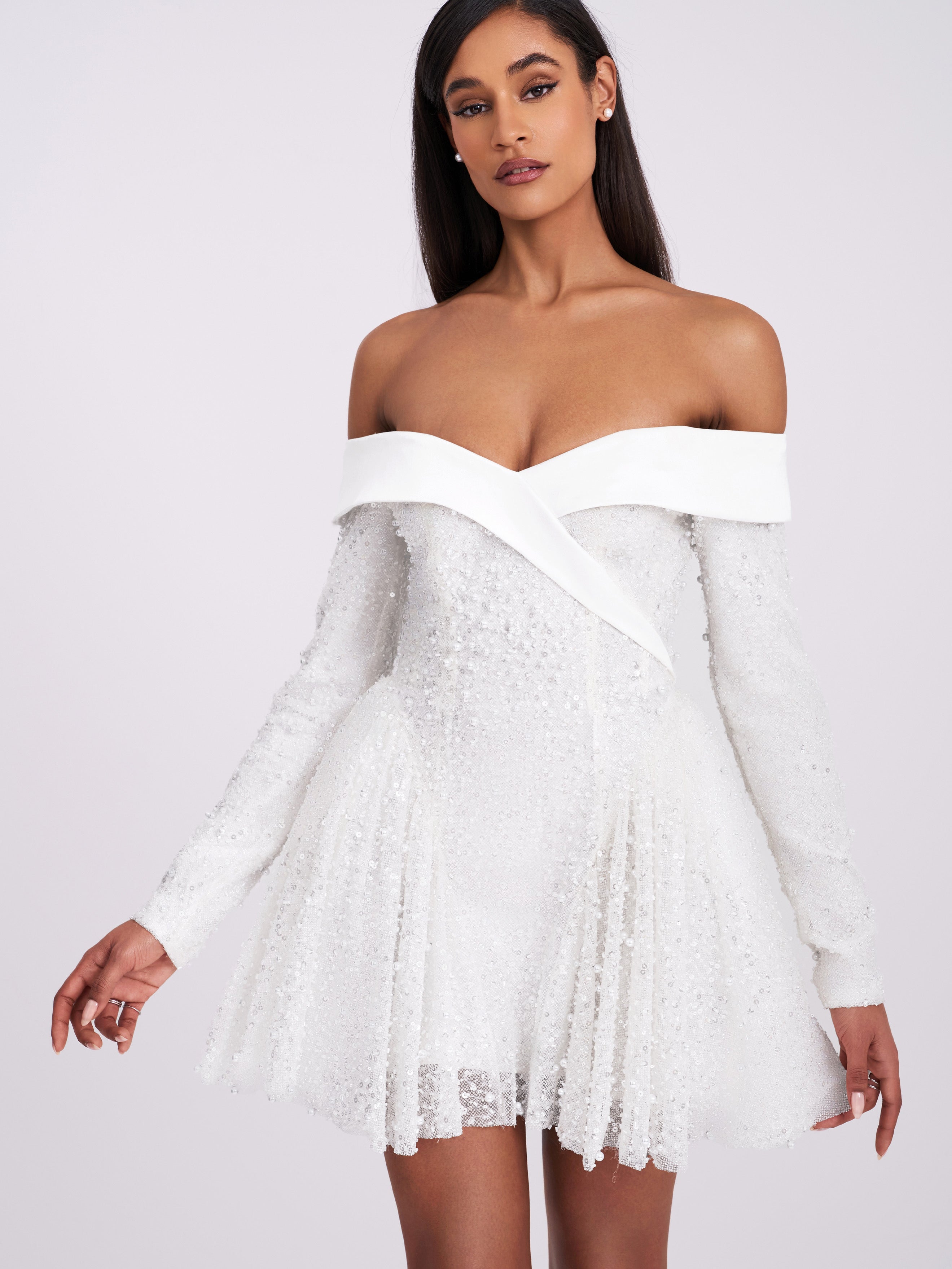 robe mini corset-dress pour événement spécial