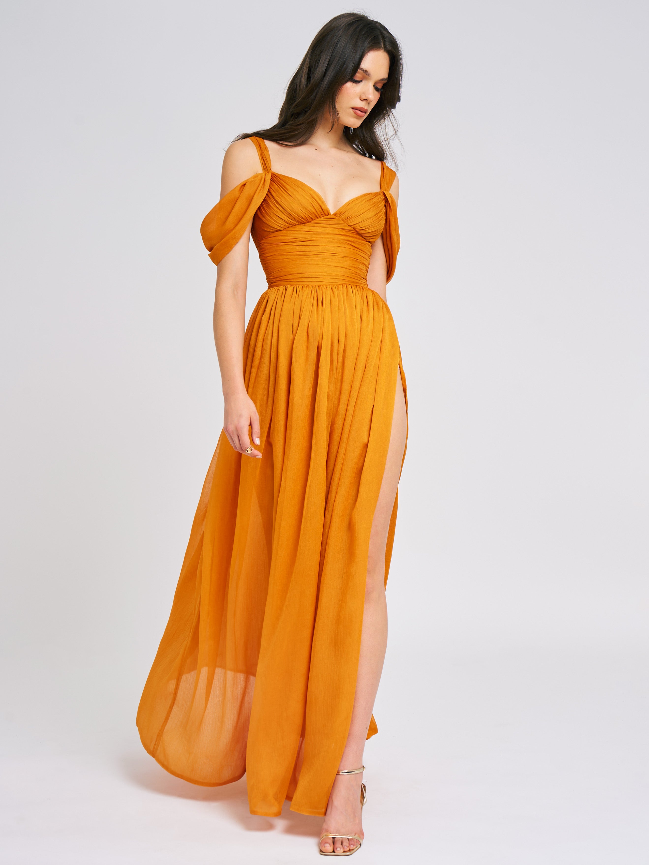 Maxi drape orange Jelani