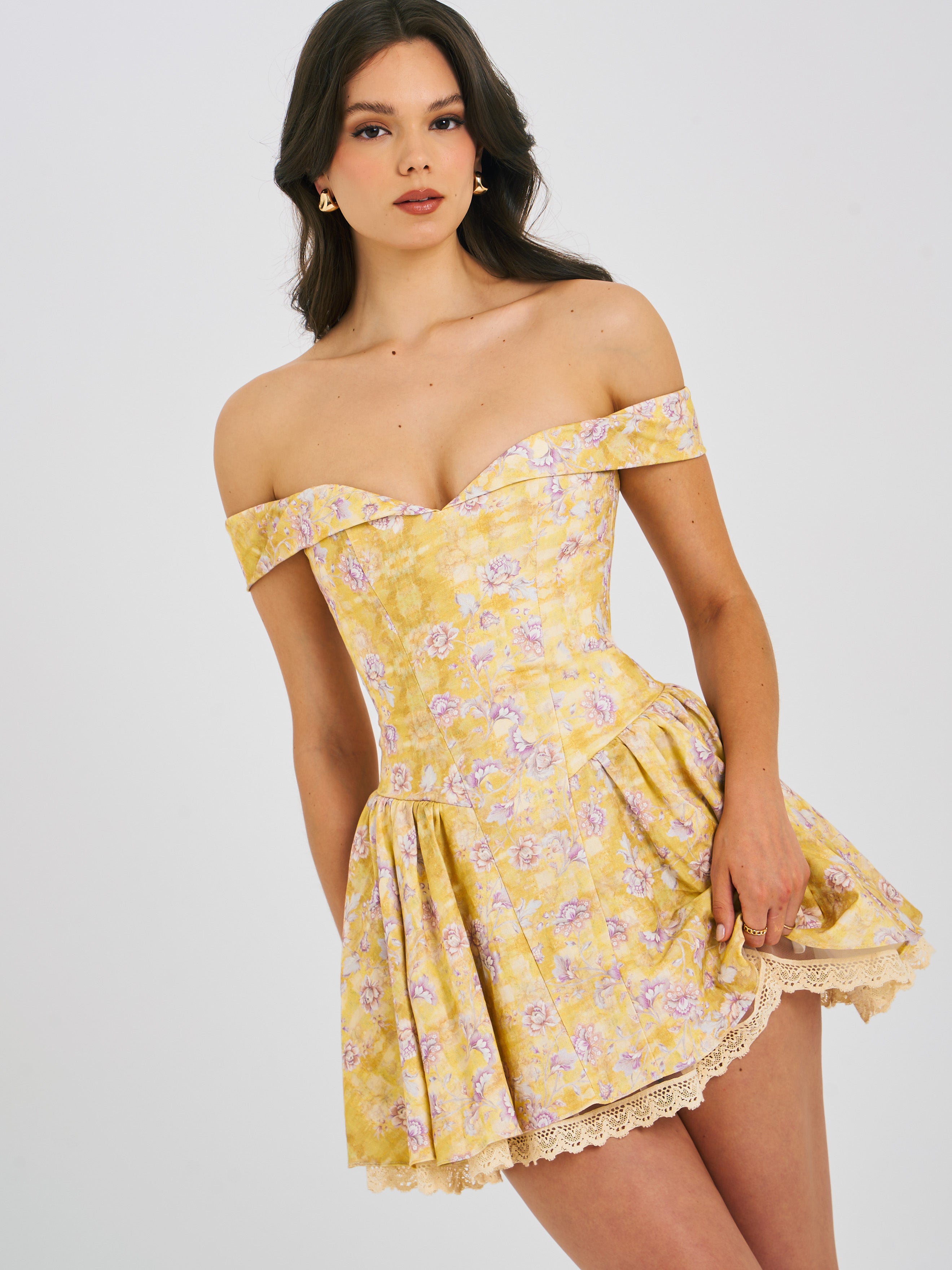 robe en lin à col