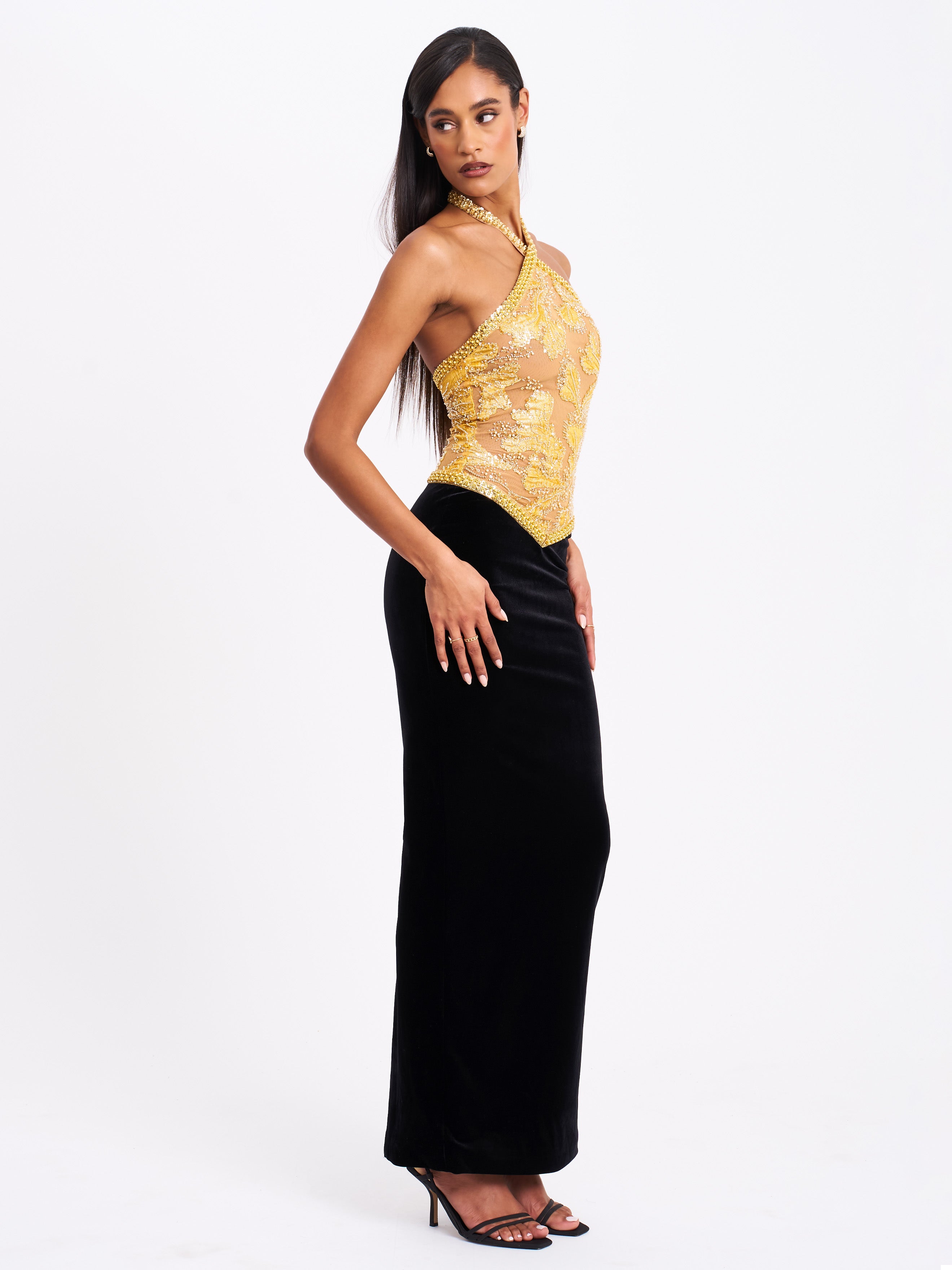 robe longue vintage elegance