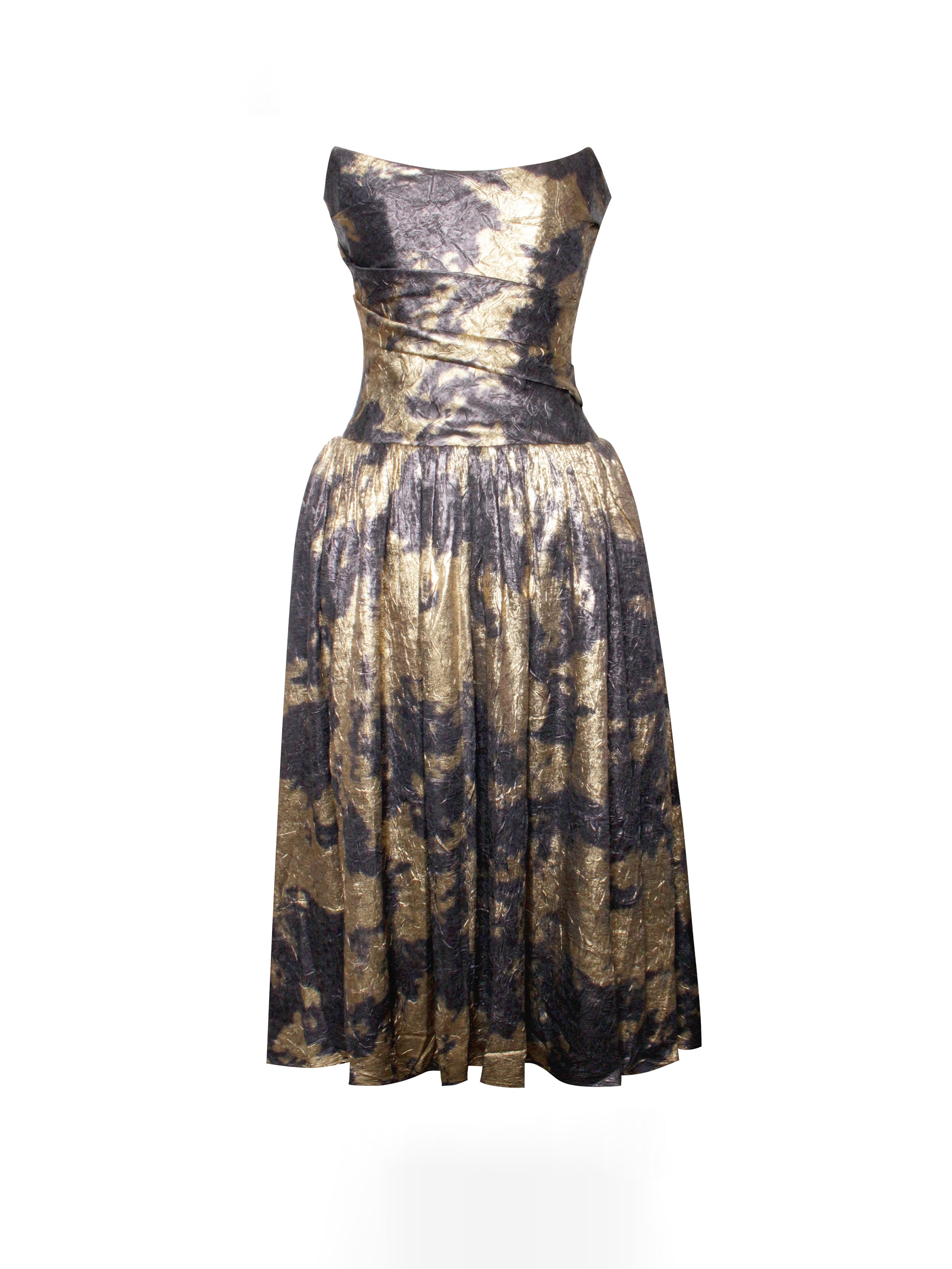 Robe sophistiquée dorée