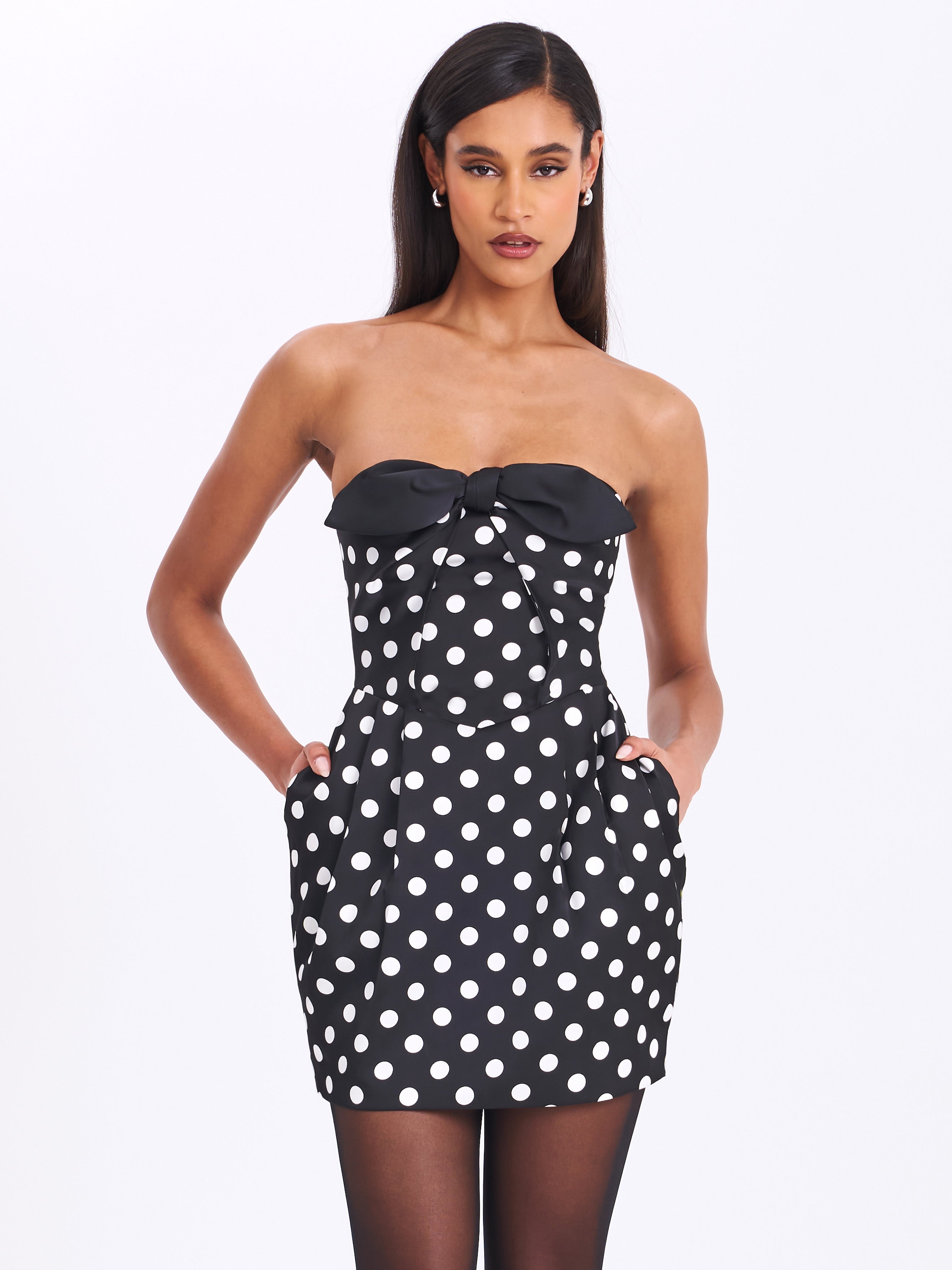 robe à pois style rétro