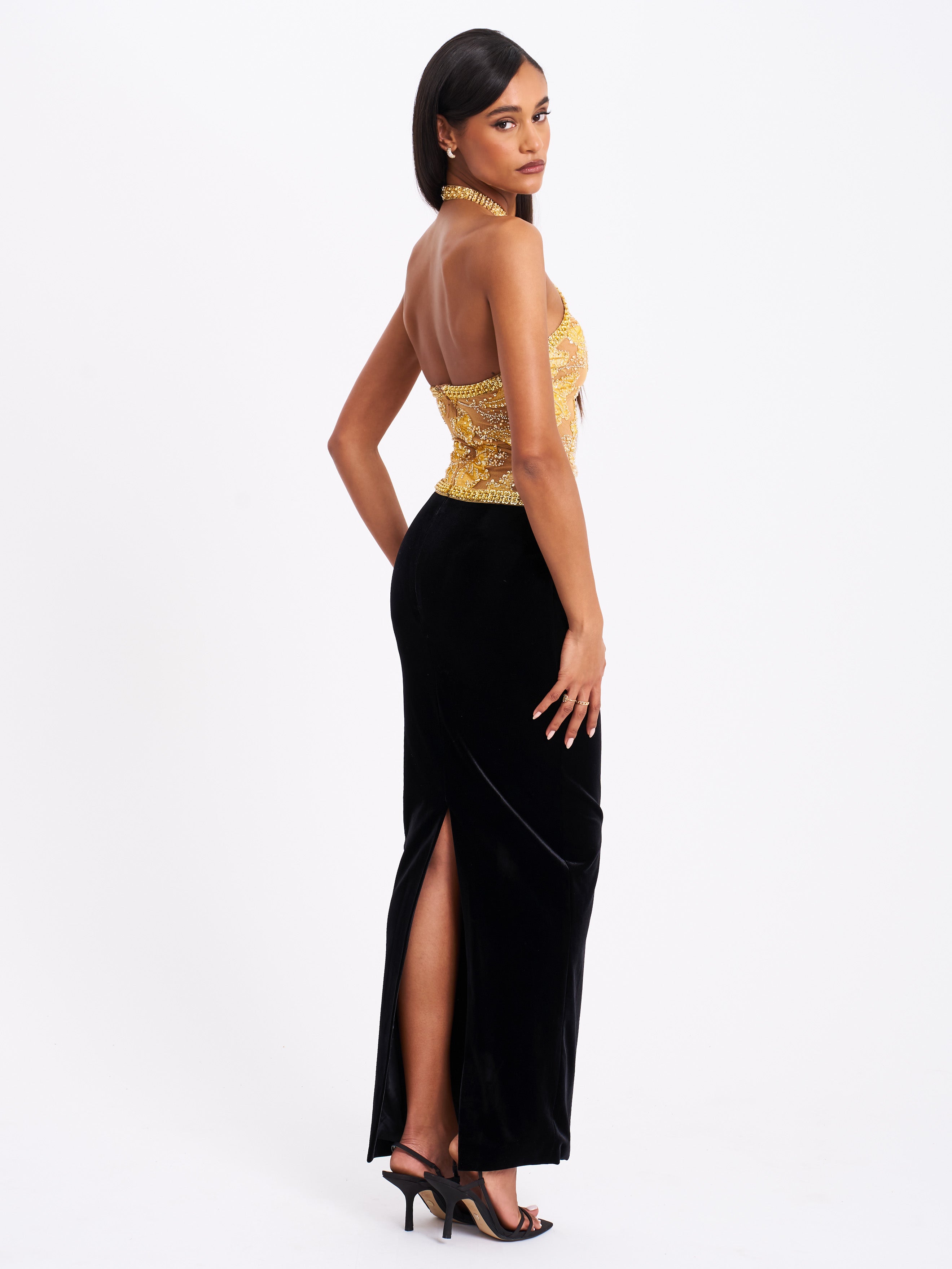 robe longue glamour