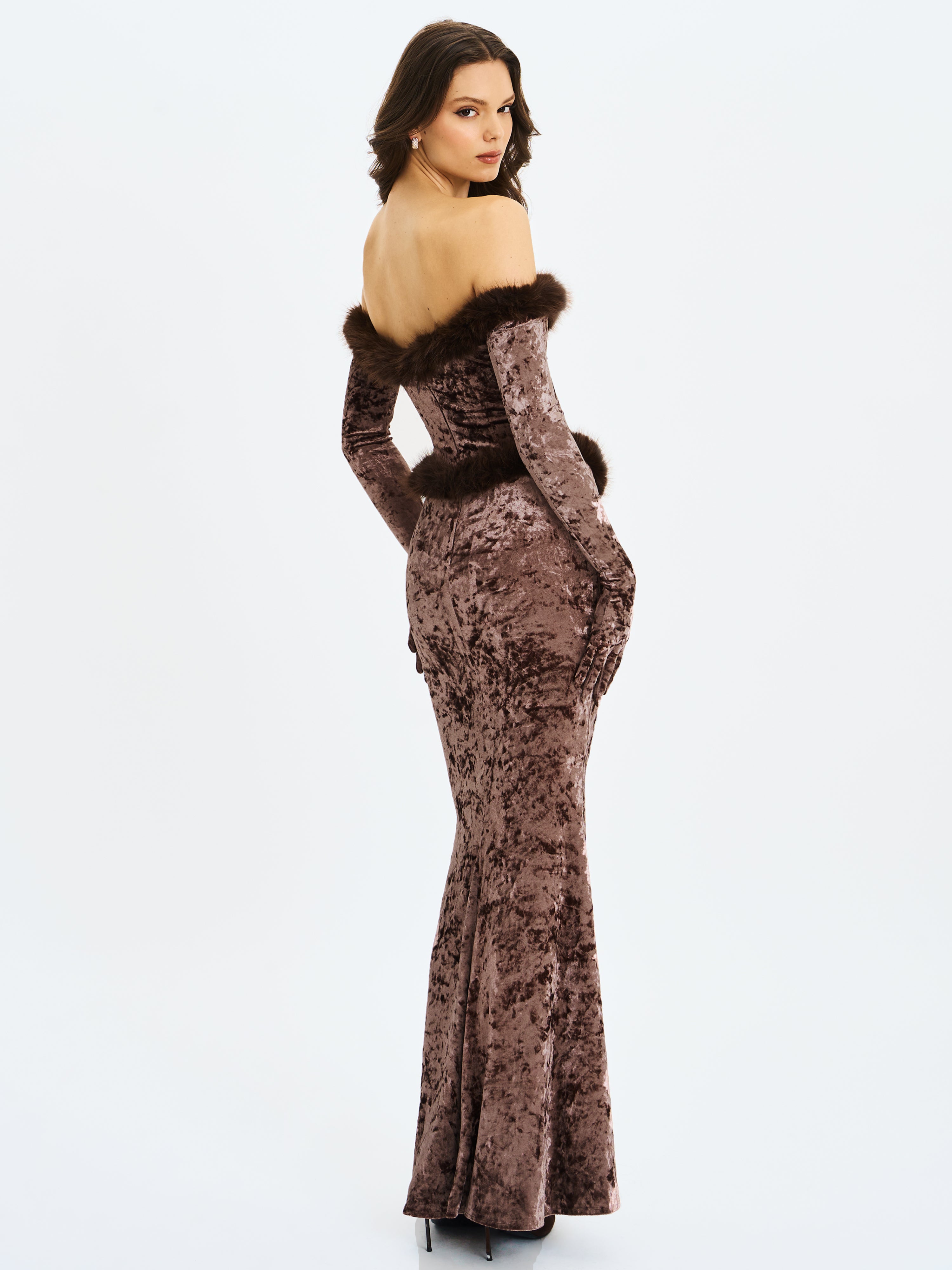 robe soirée velours