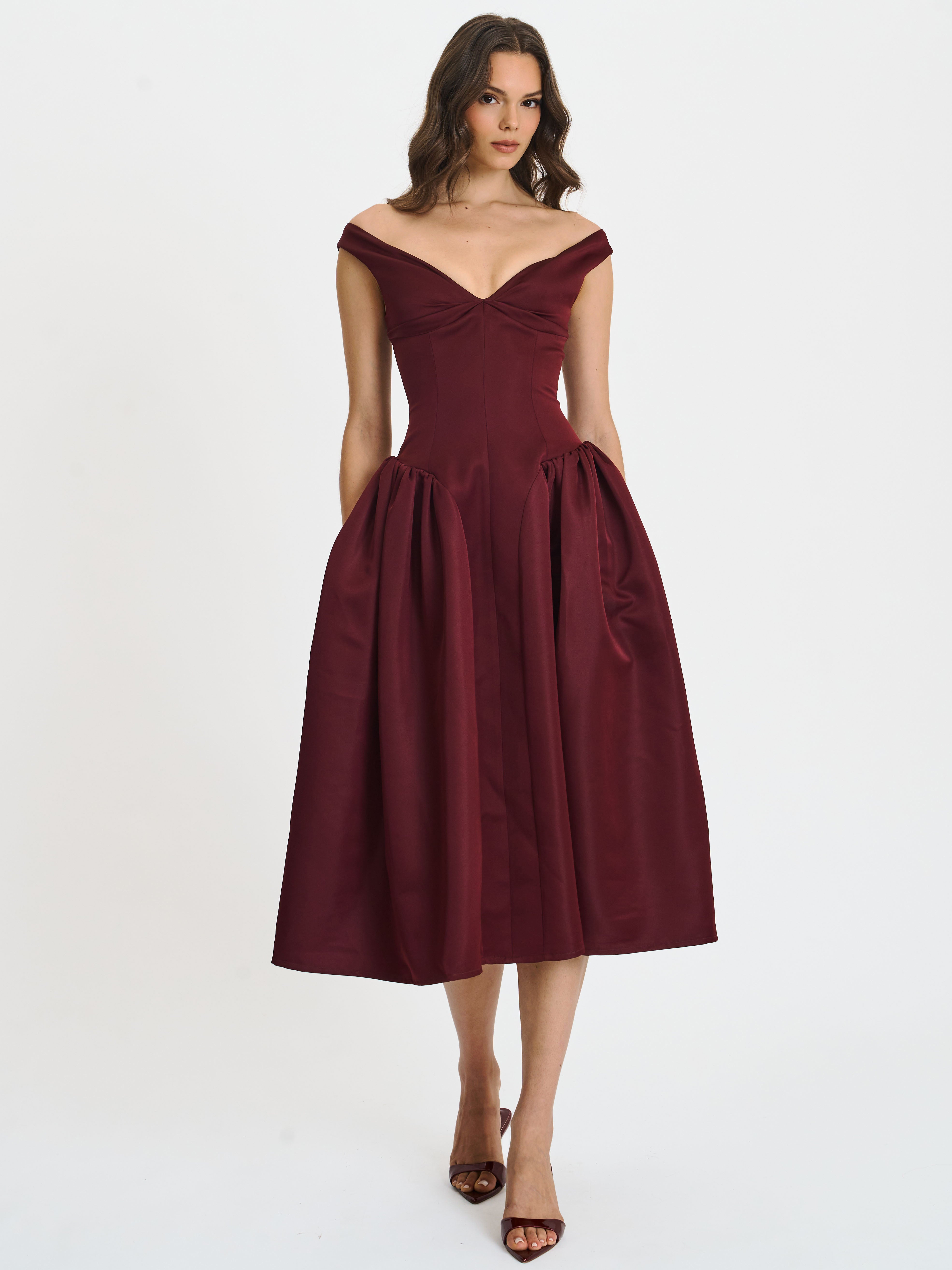 robe midi élégante
