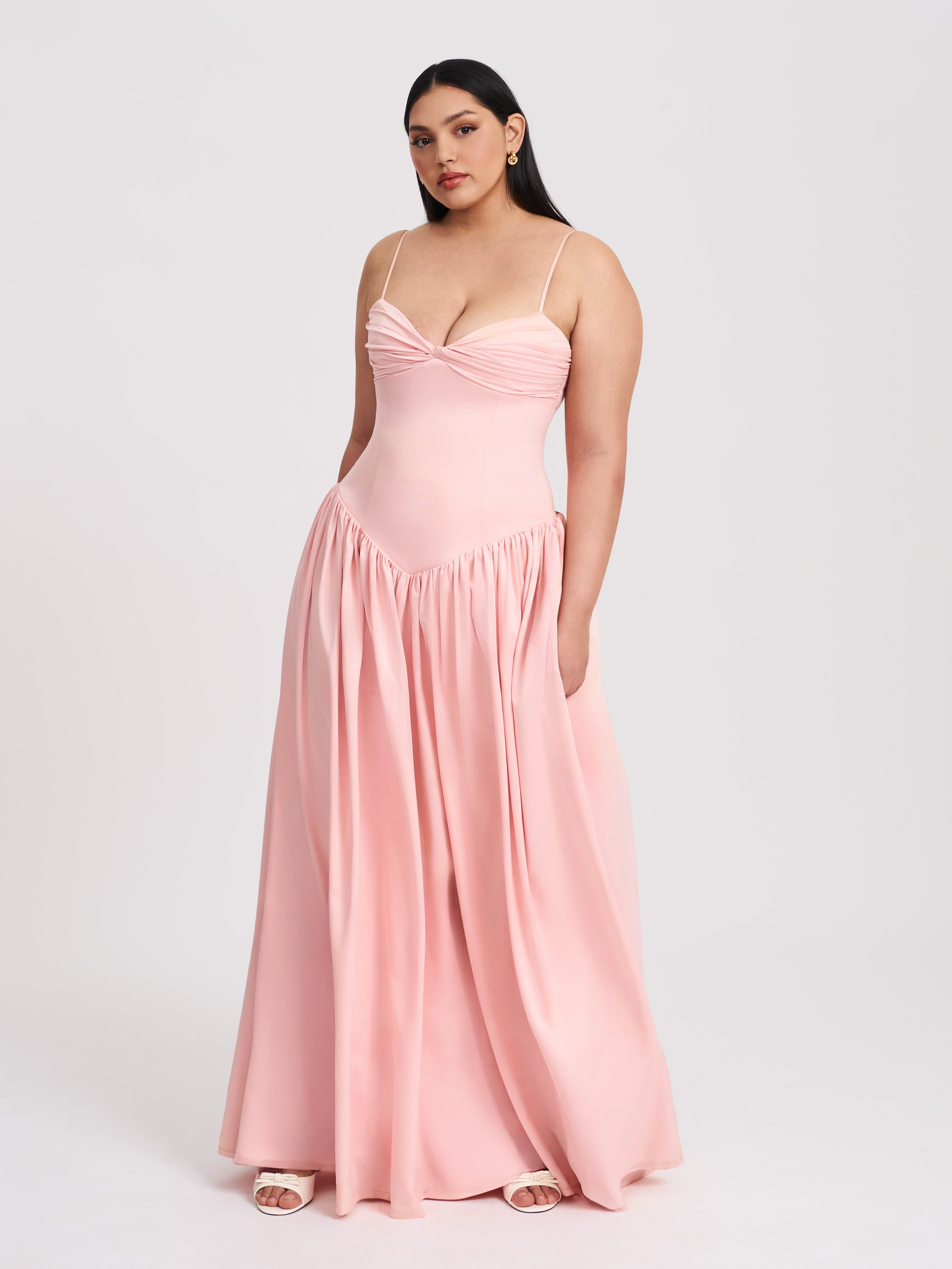 robe cérémonie rose