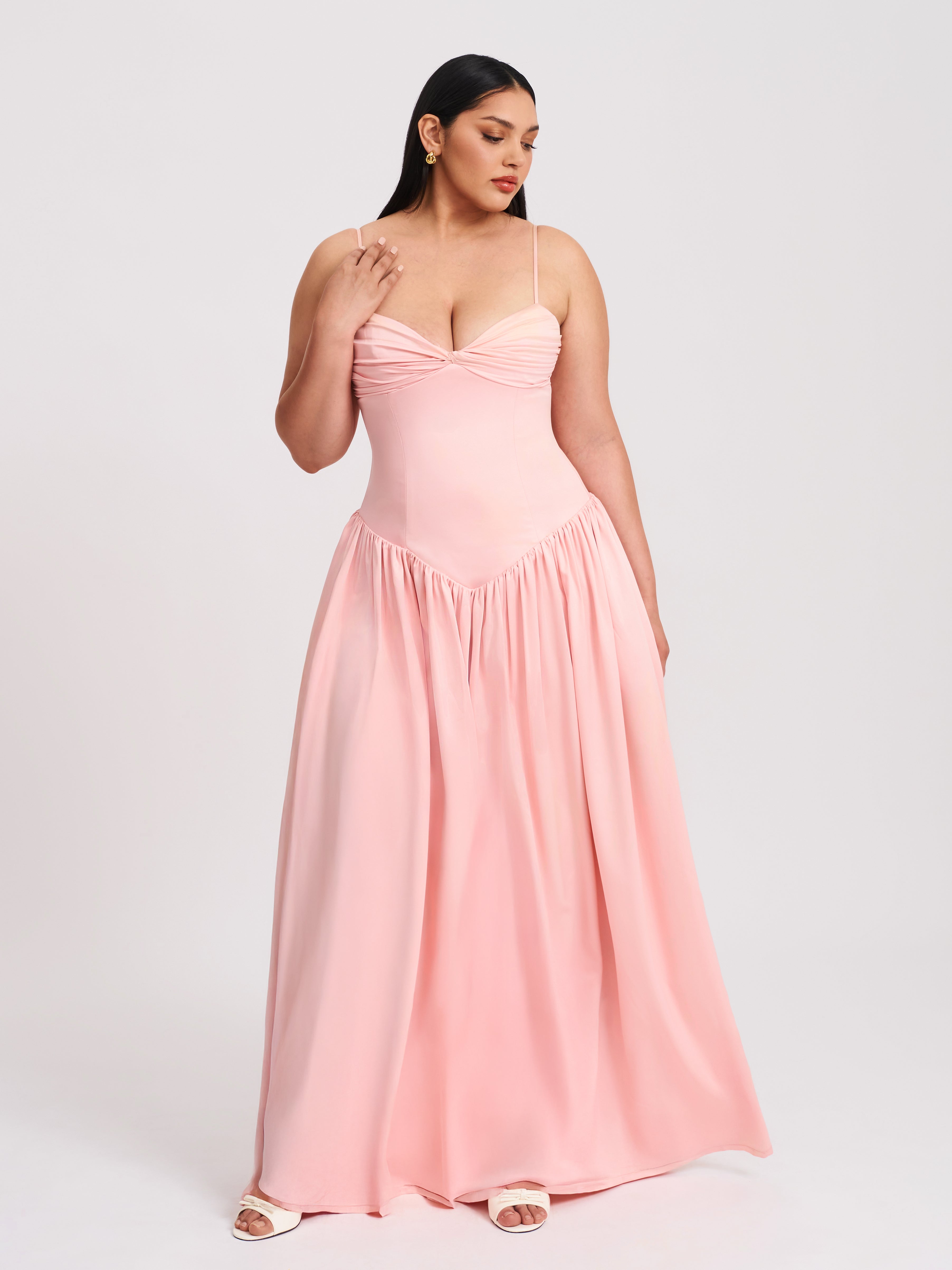 robe confortable rose