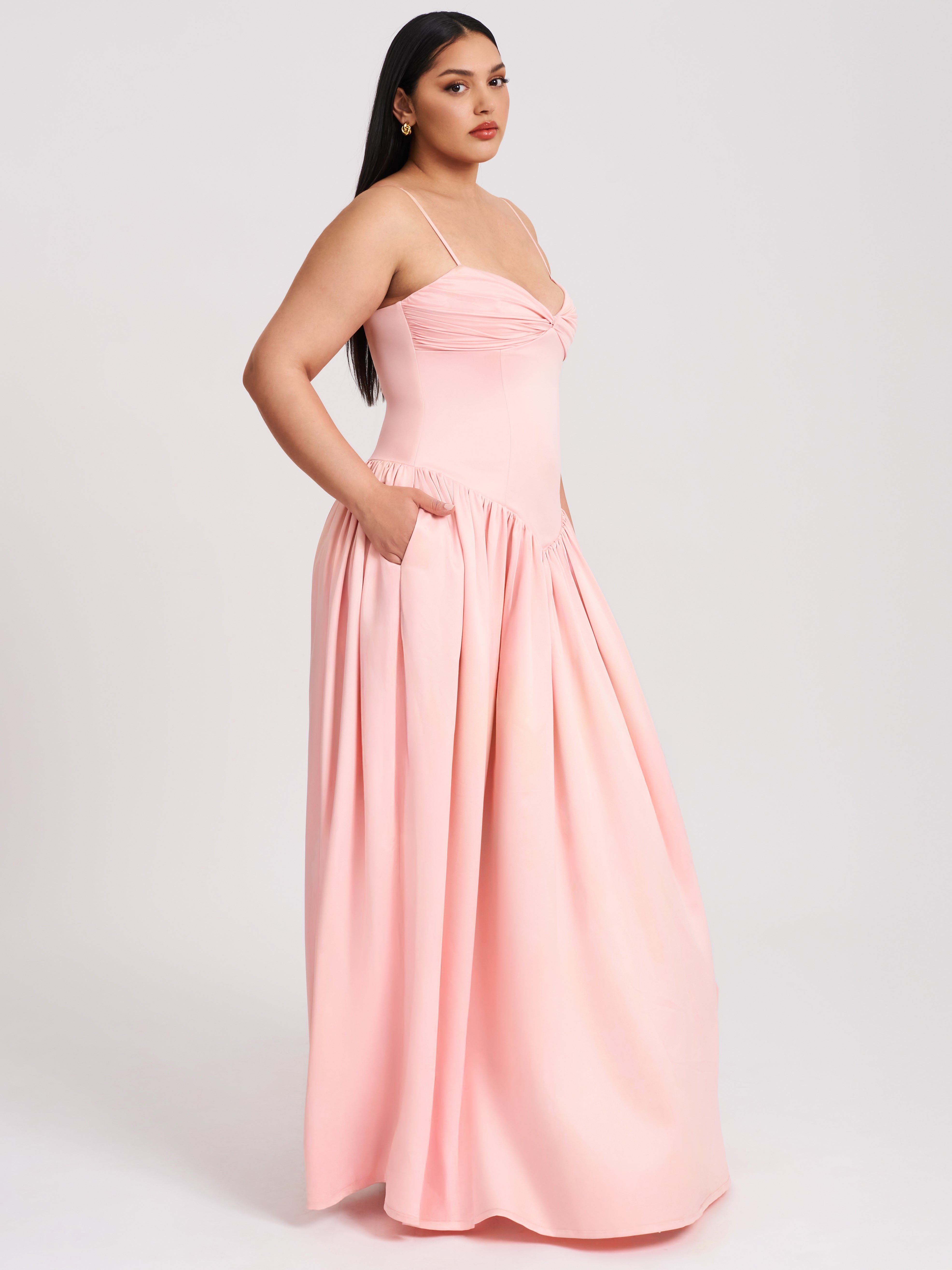 robe estivale rose