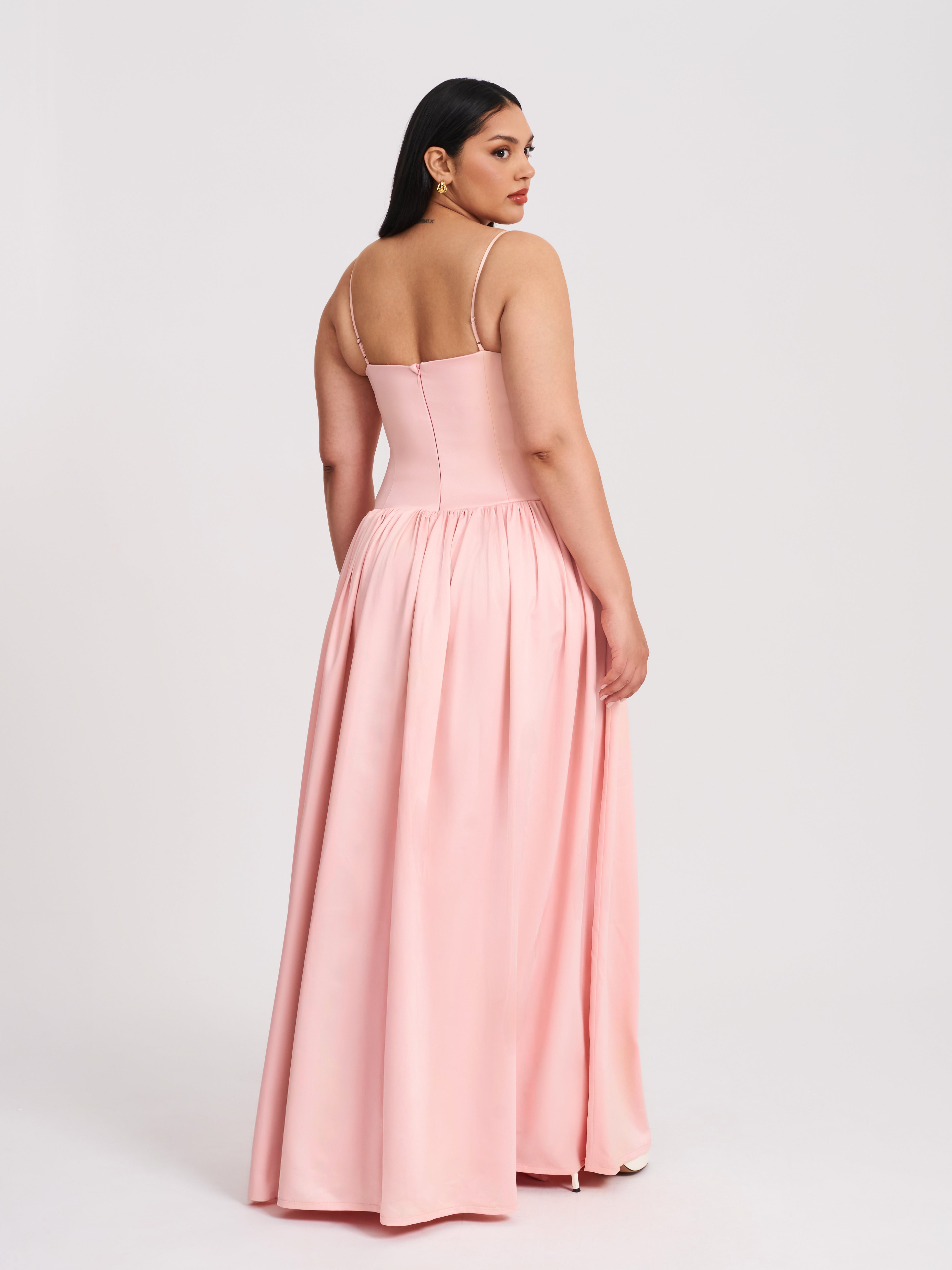 robe élégante rose invisible