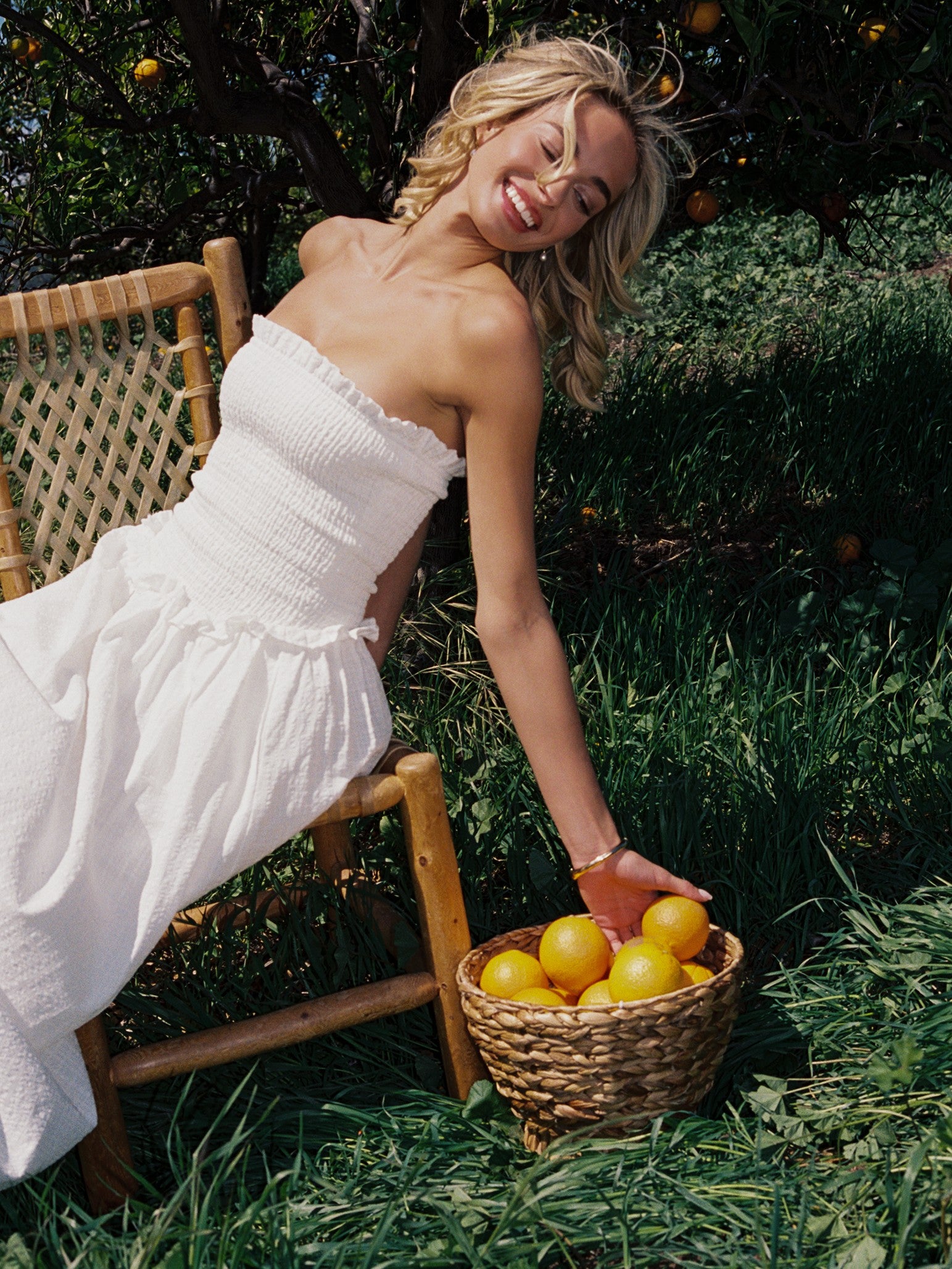 robe sans bretelles en seersucker