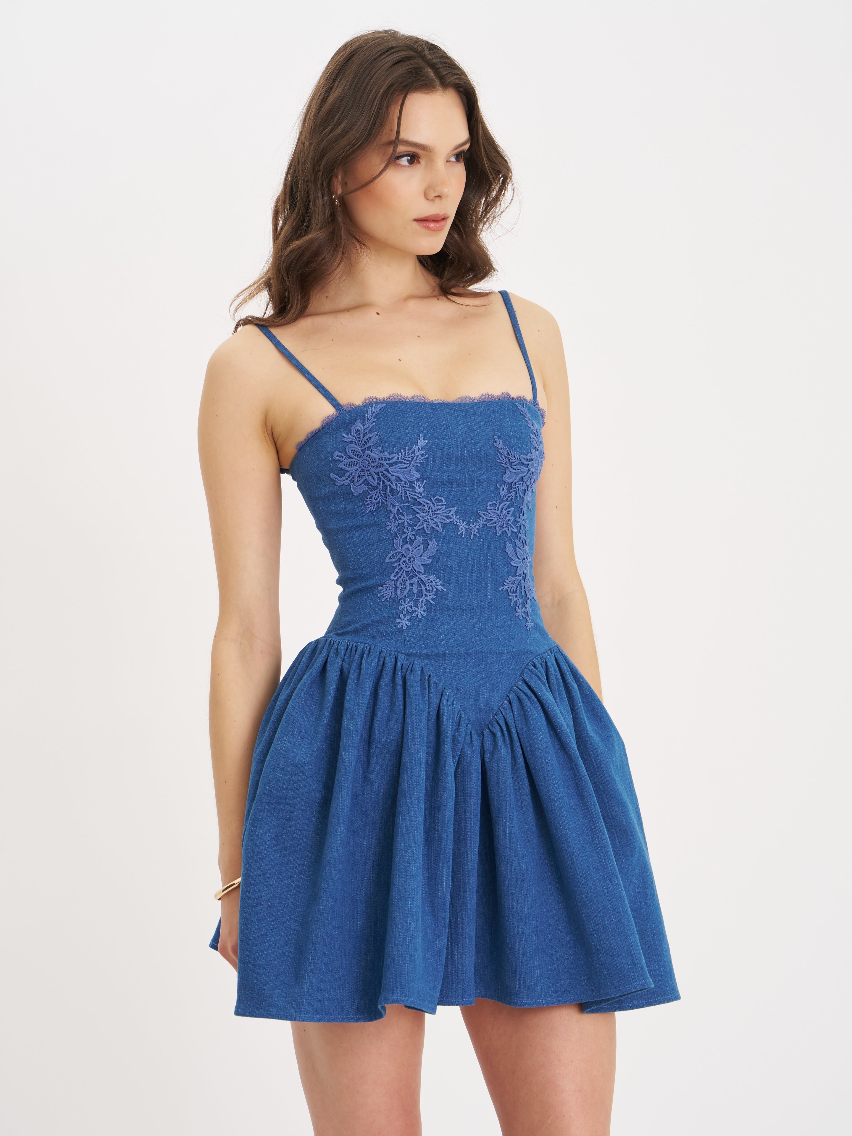 corset-dress en denim