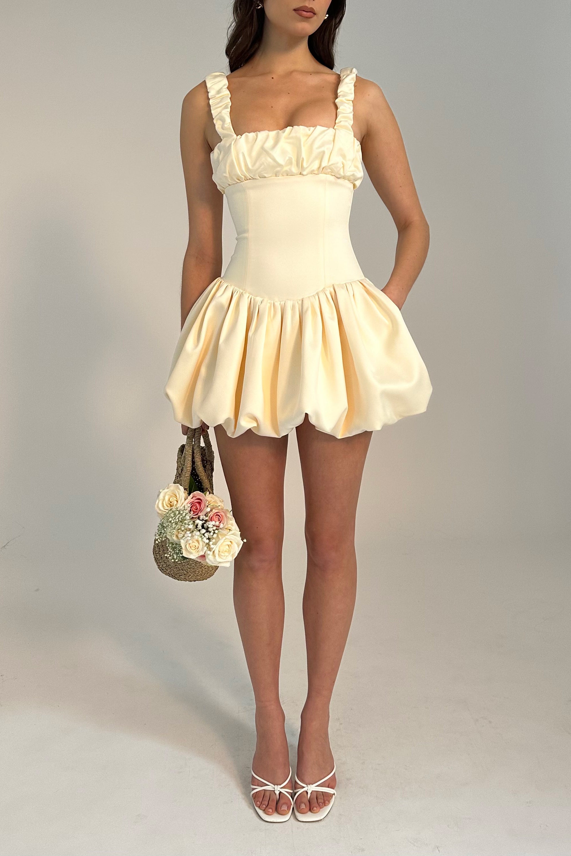 robe à ourlet bouffant Aubrey