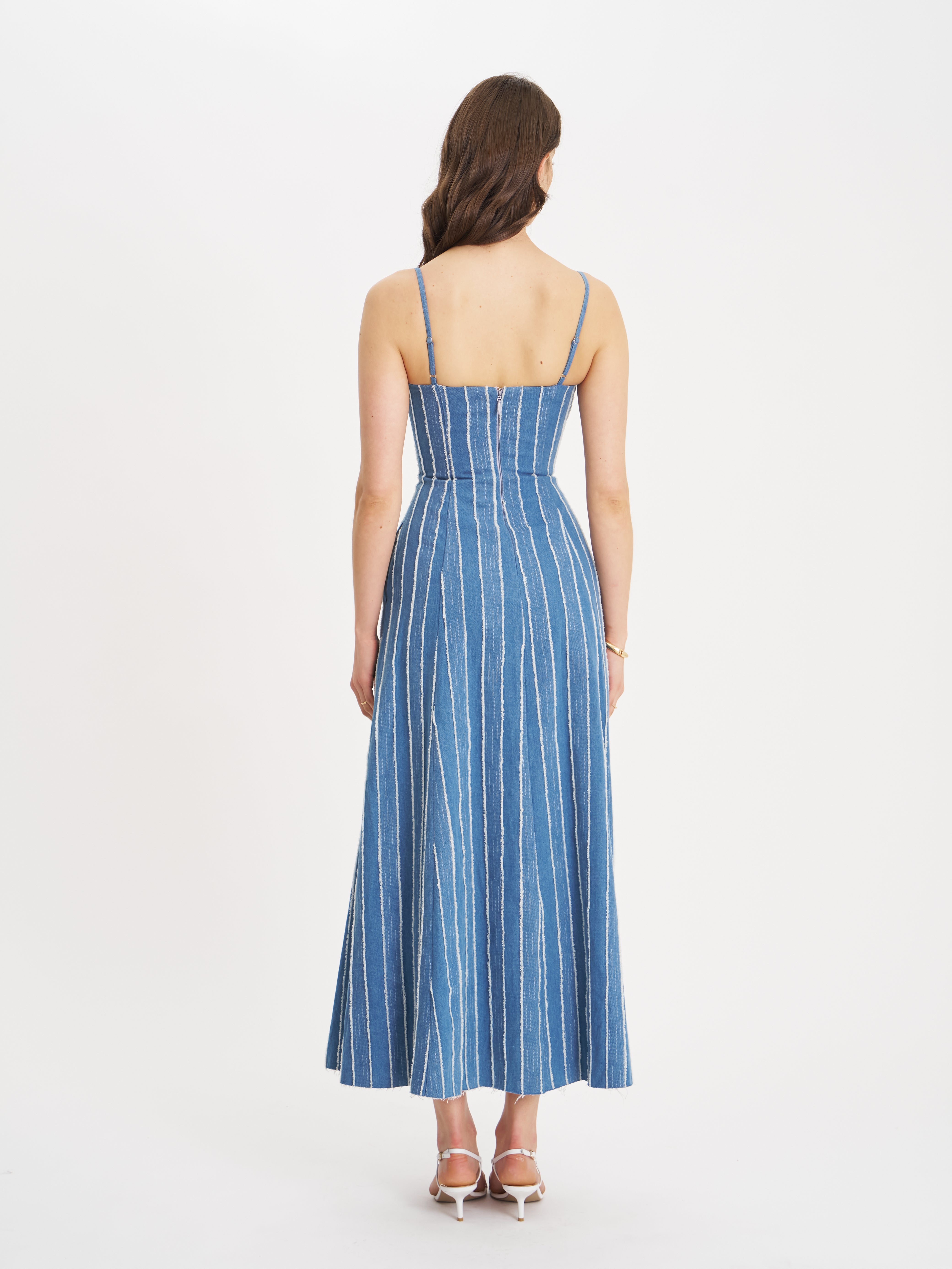 robe longue Abygail denim